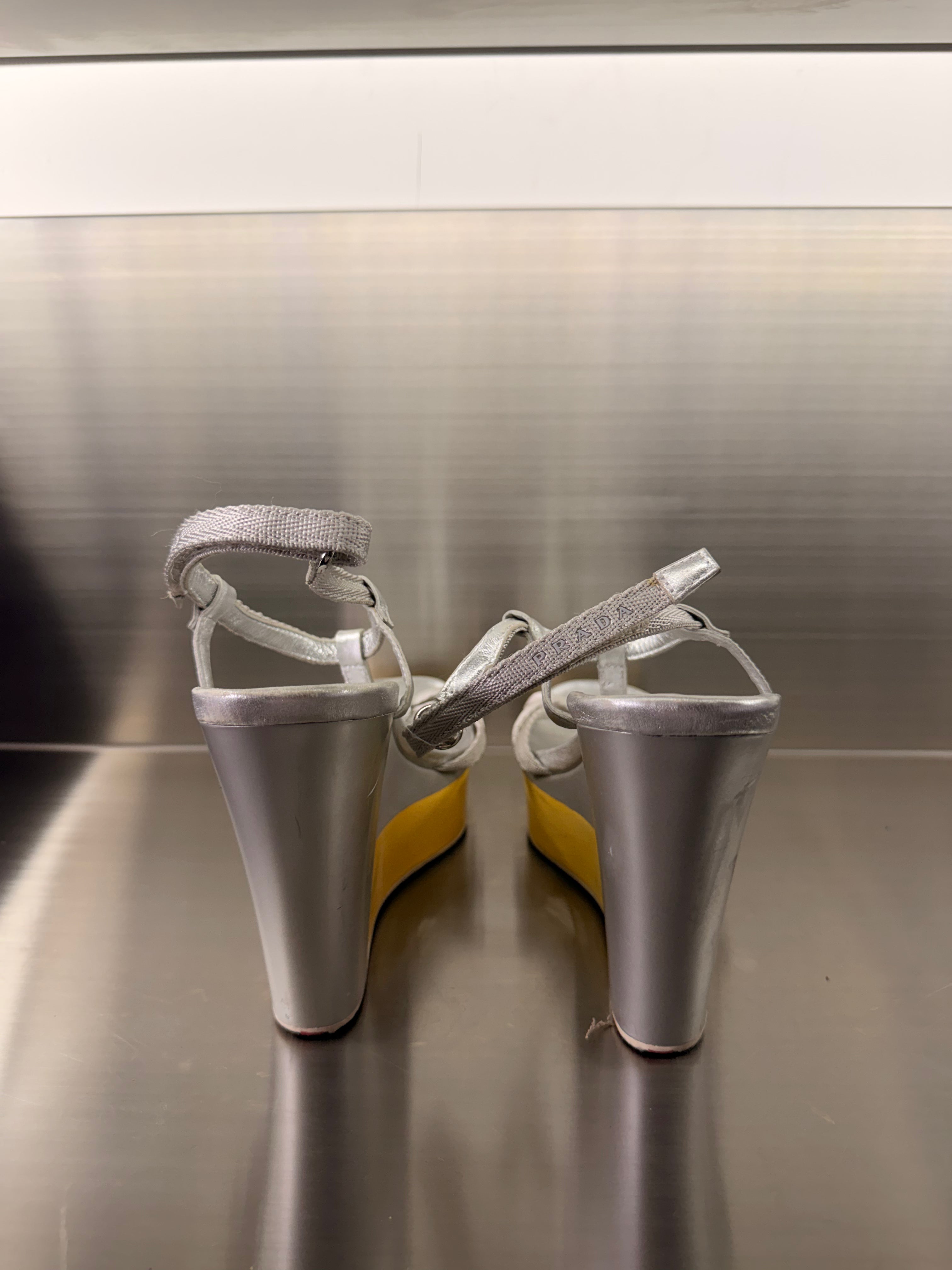 Prada Sport Wedge Sandals