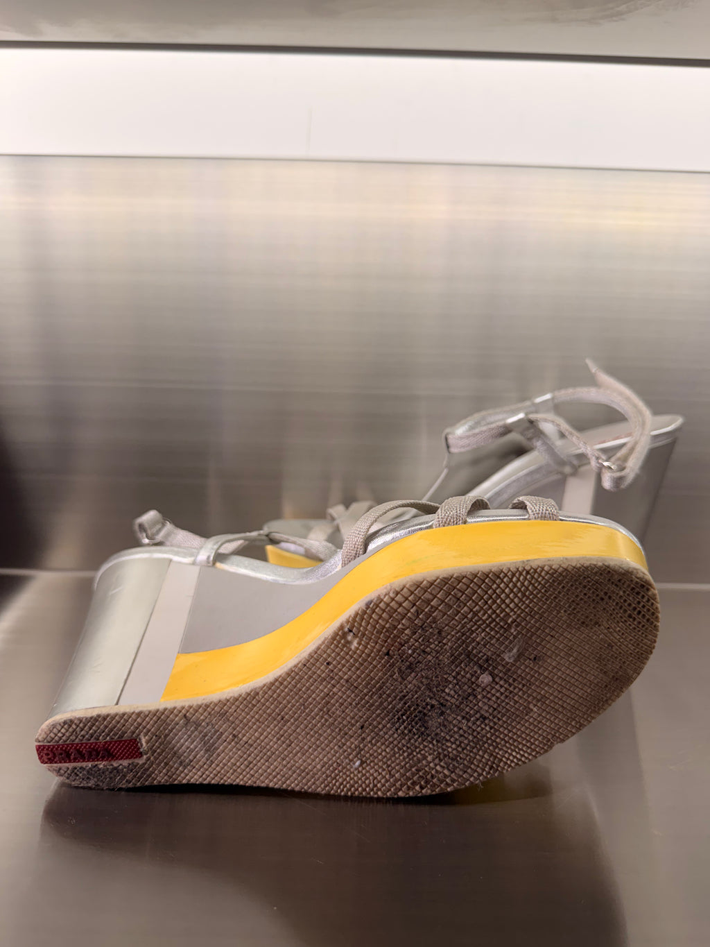 Prada Sport Wedge Sandals