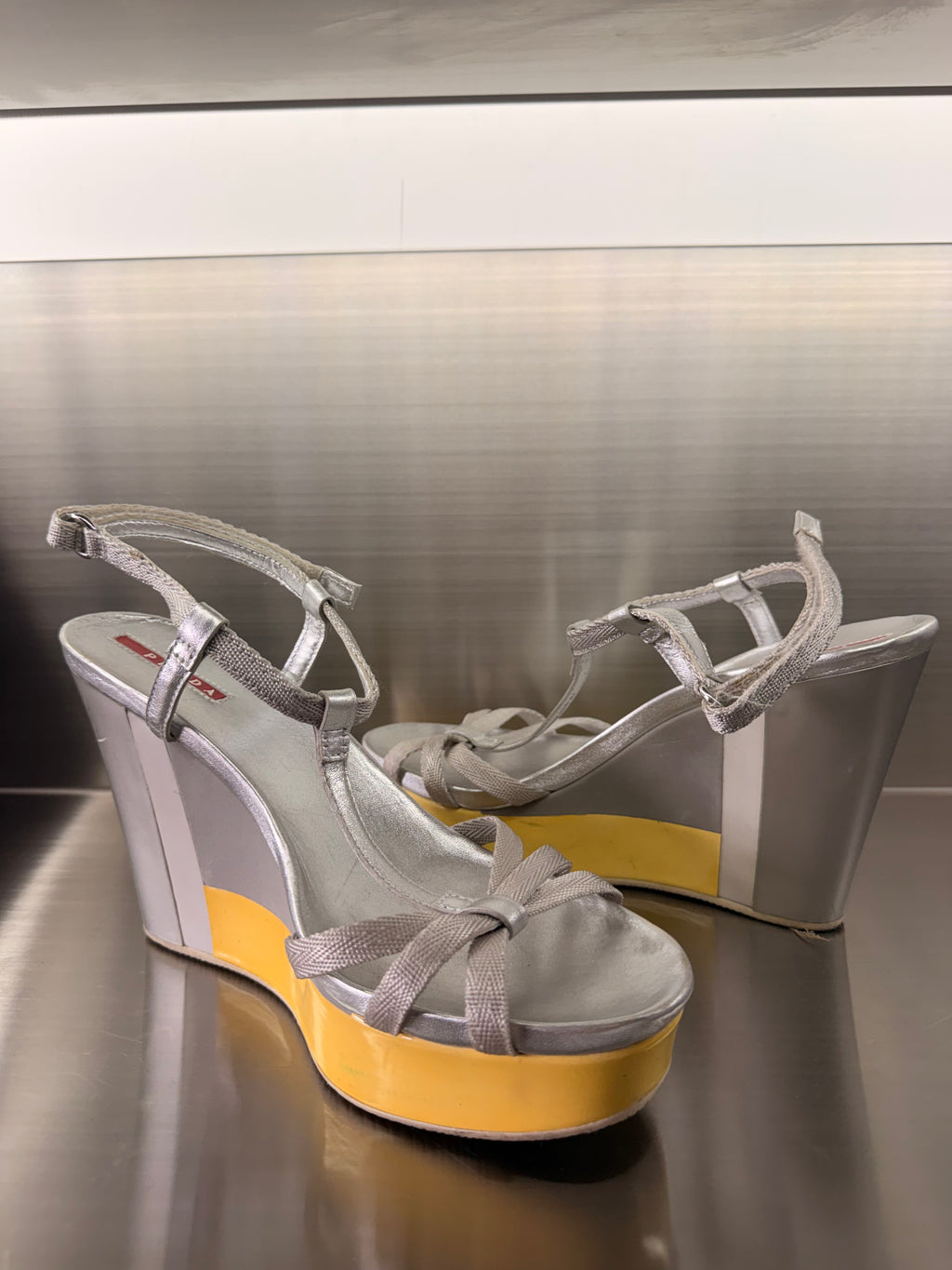 Prada Sport Wedge Sandals