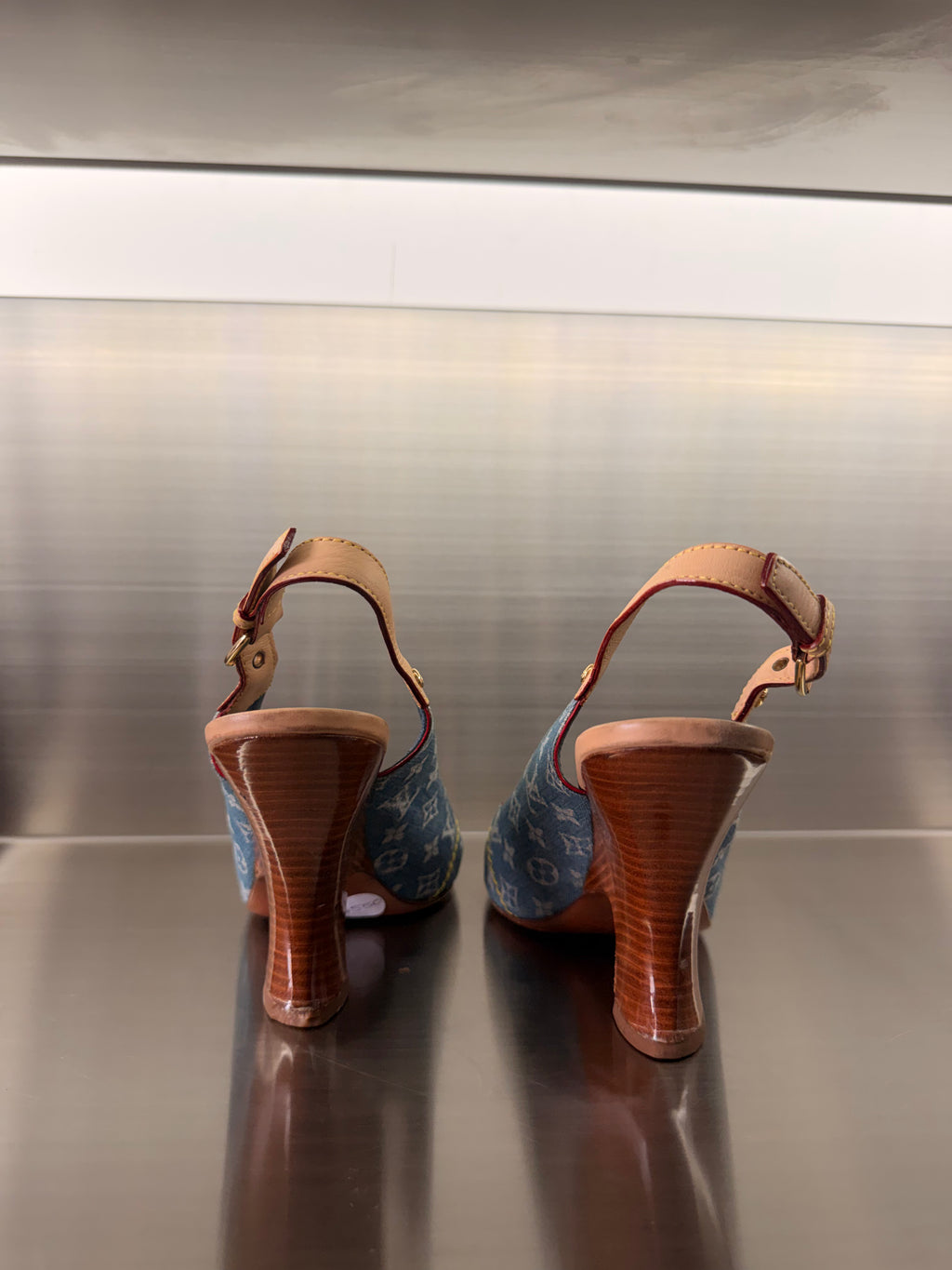 Louis Vuitton Denim Sandals