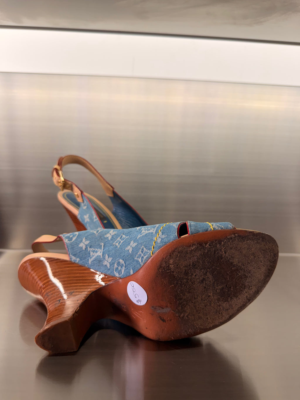 Louis Vuitton Denim Sandals