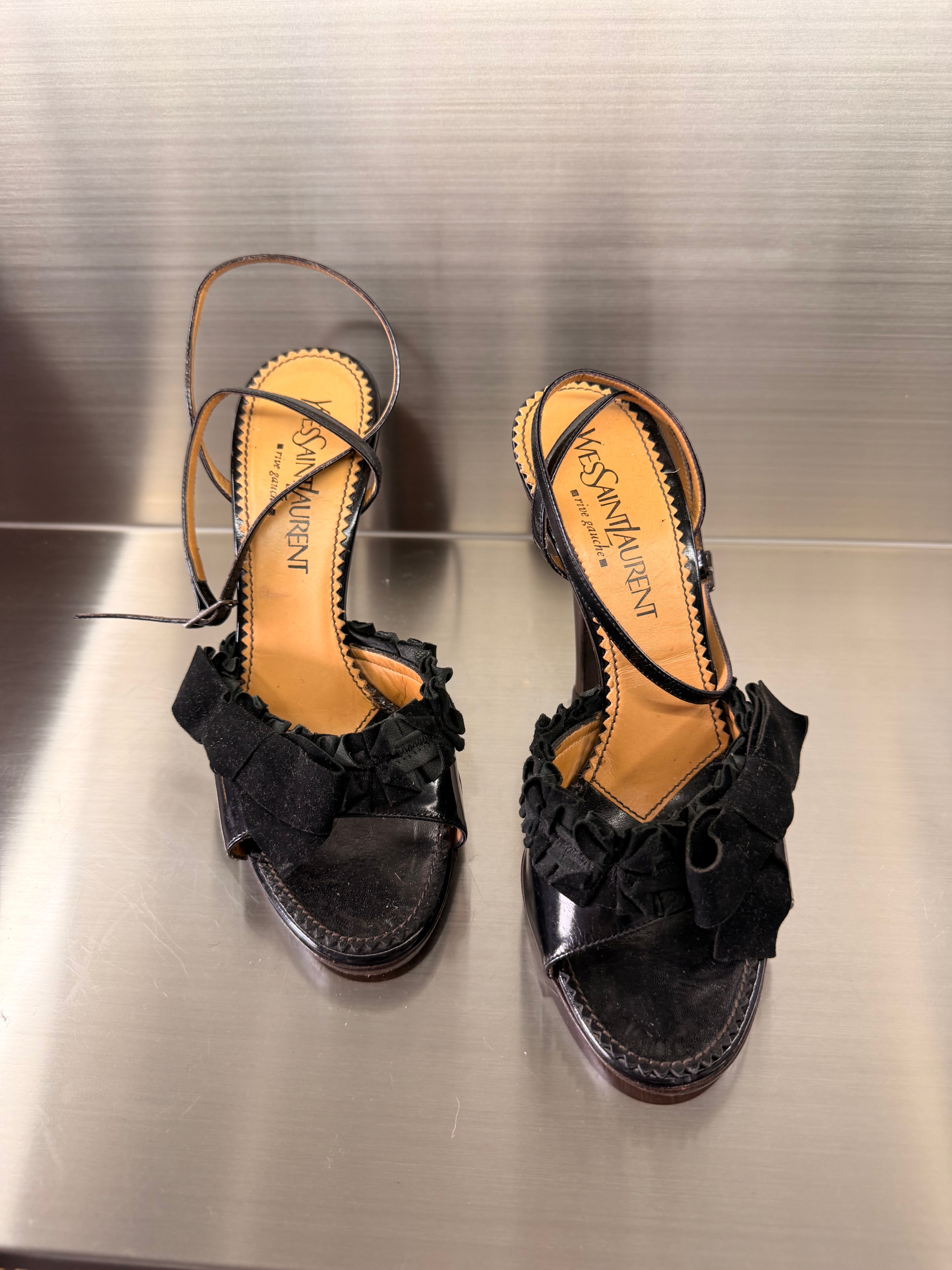 YSL Rive Gauche Sandals