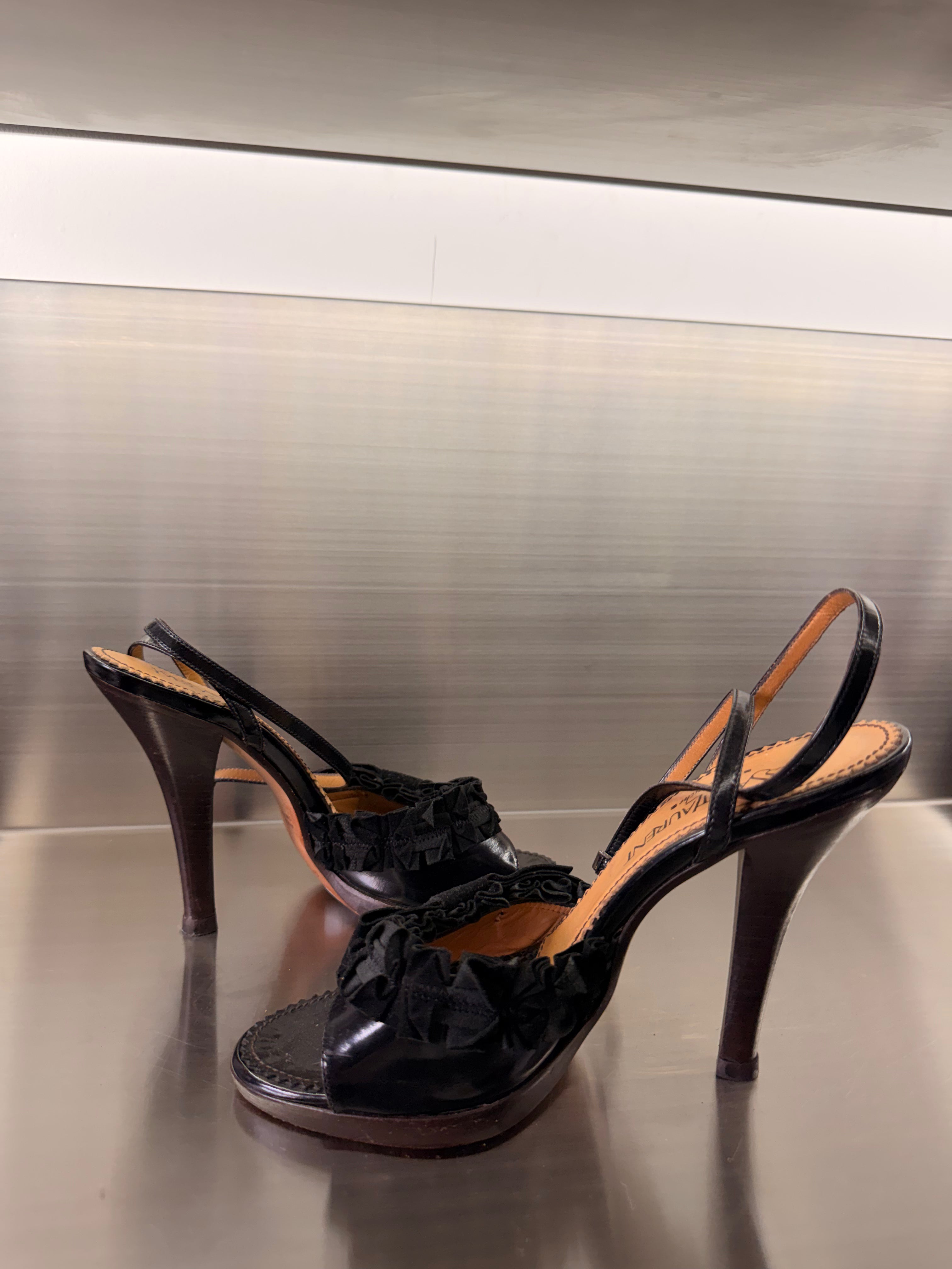 YSL Rive Gauche Sandals