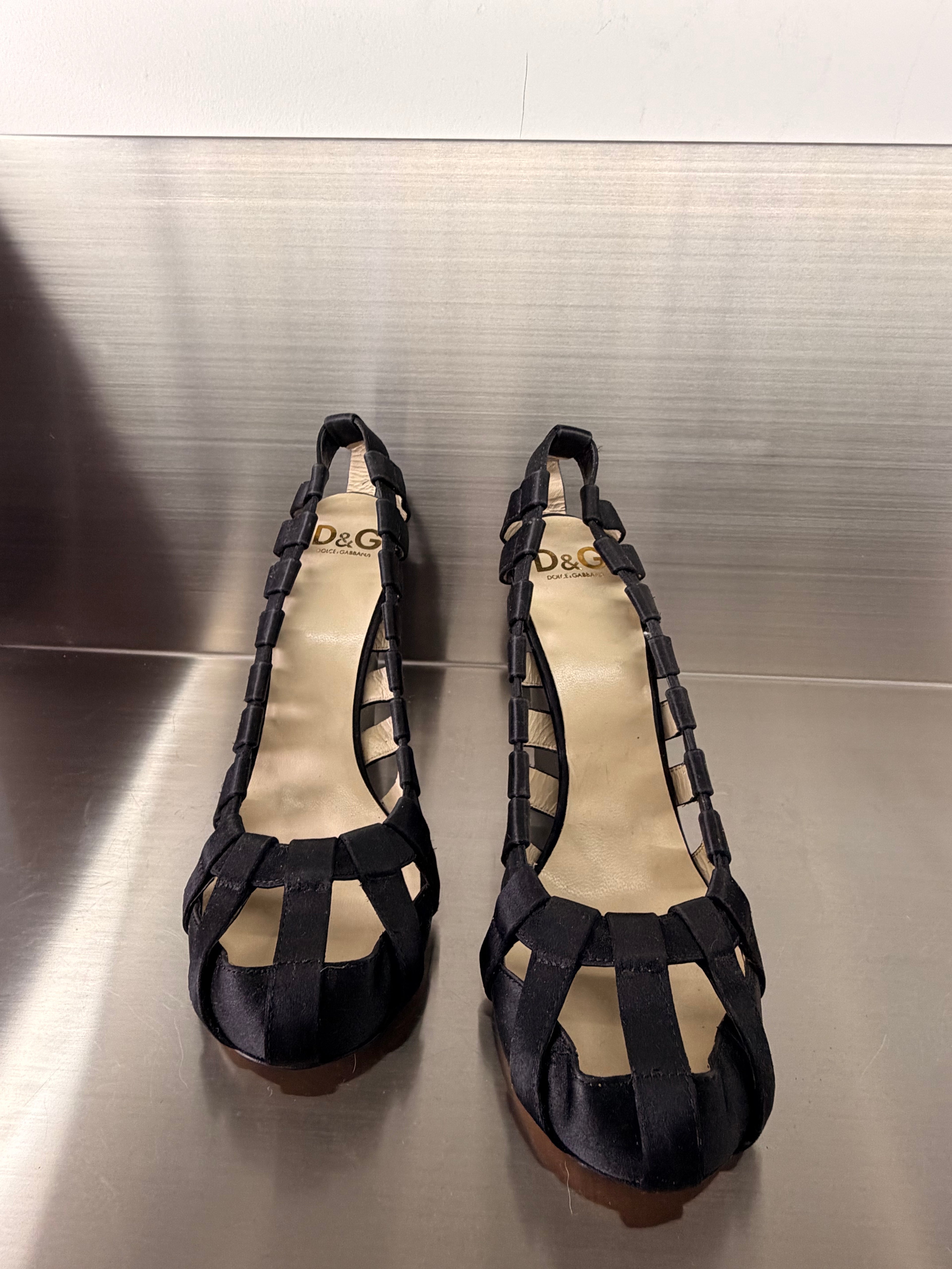 Dolce and Gabana Open Pumps