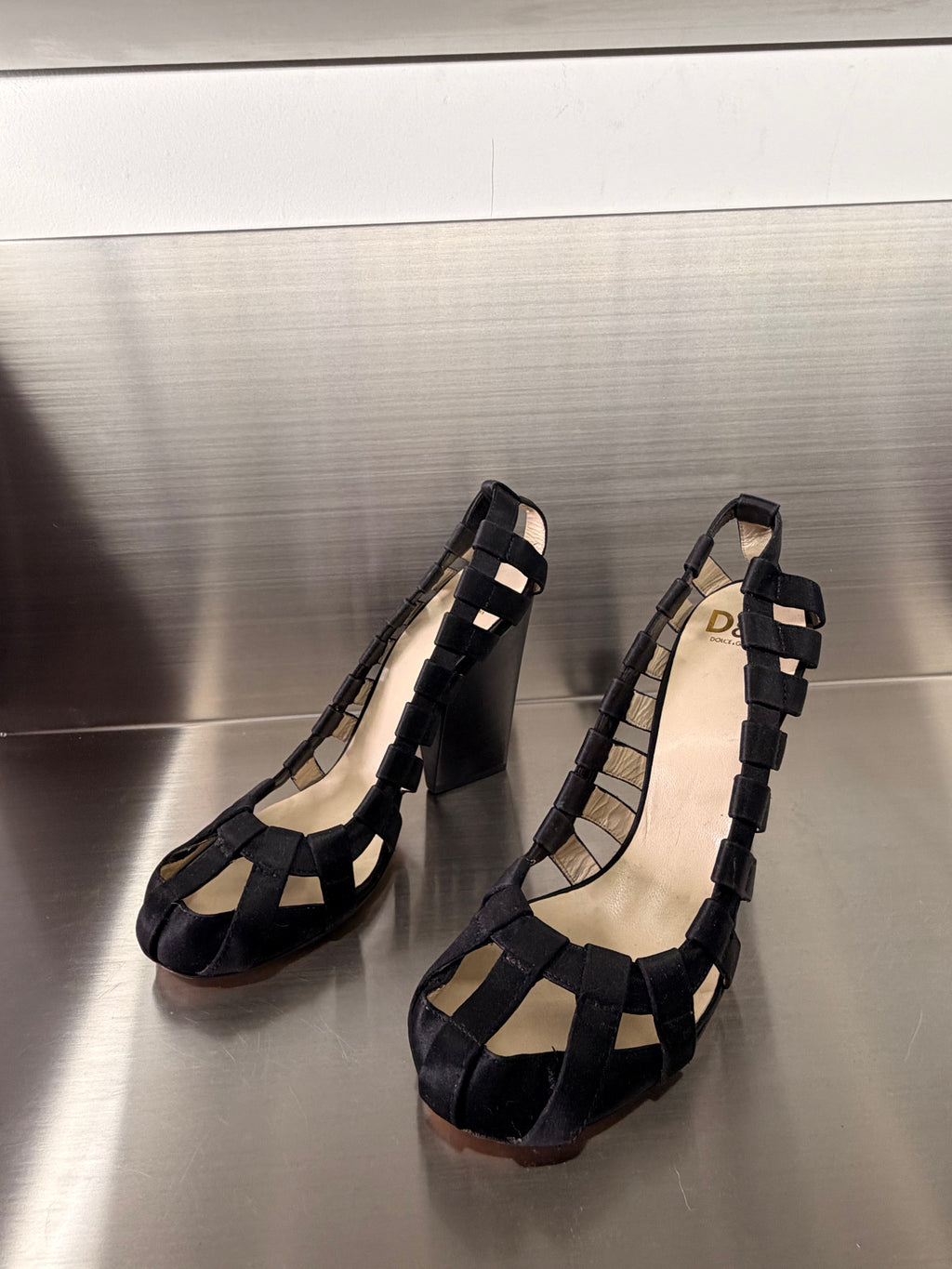 Dolce and Gabana Open Pumps