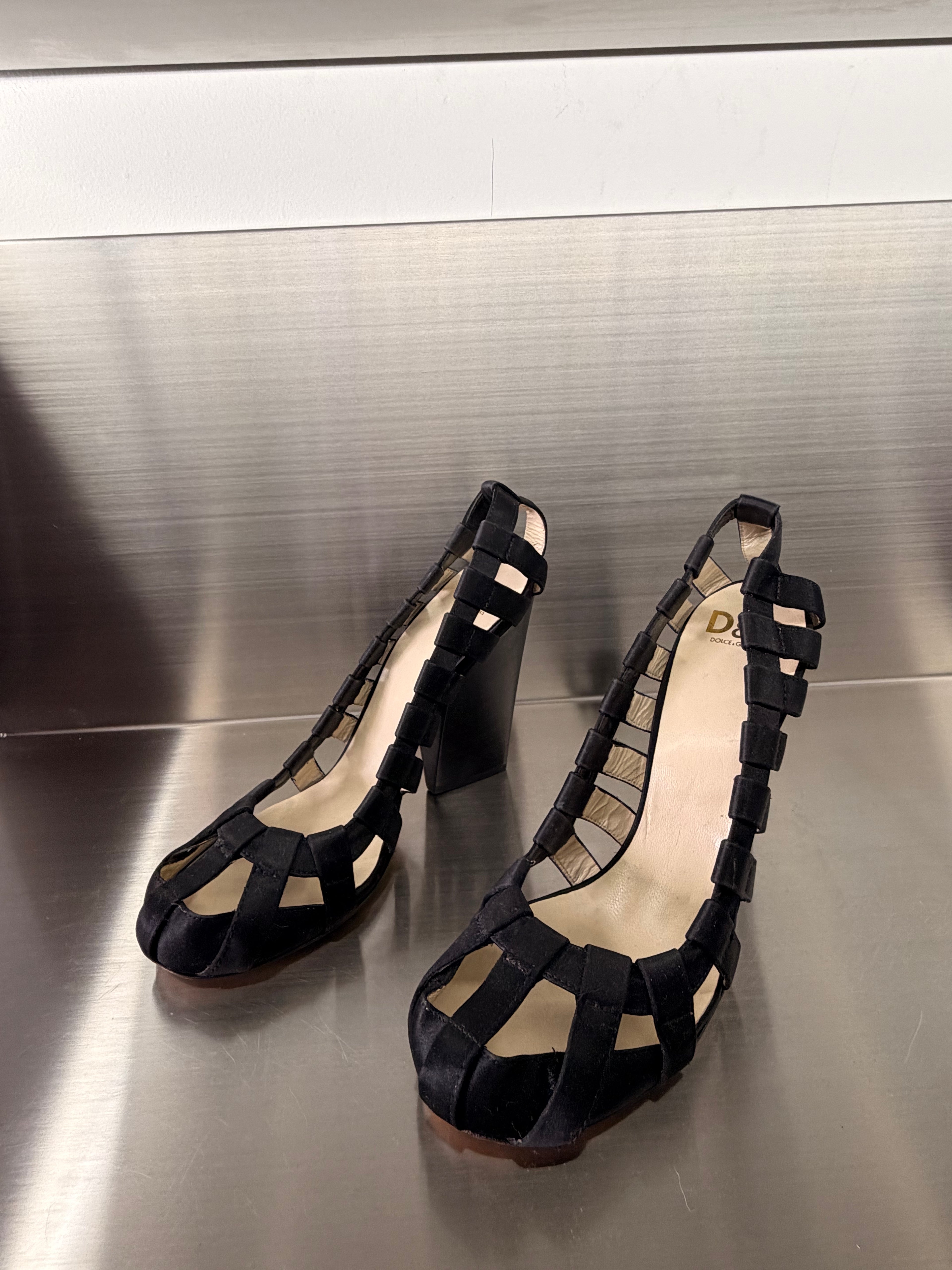 Dolce and Gabana Open Pumps