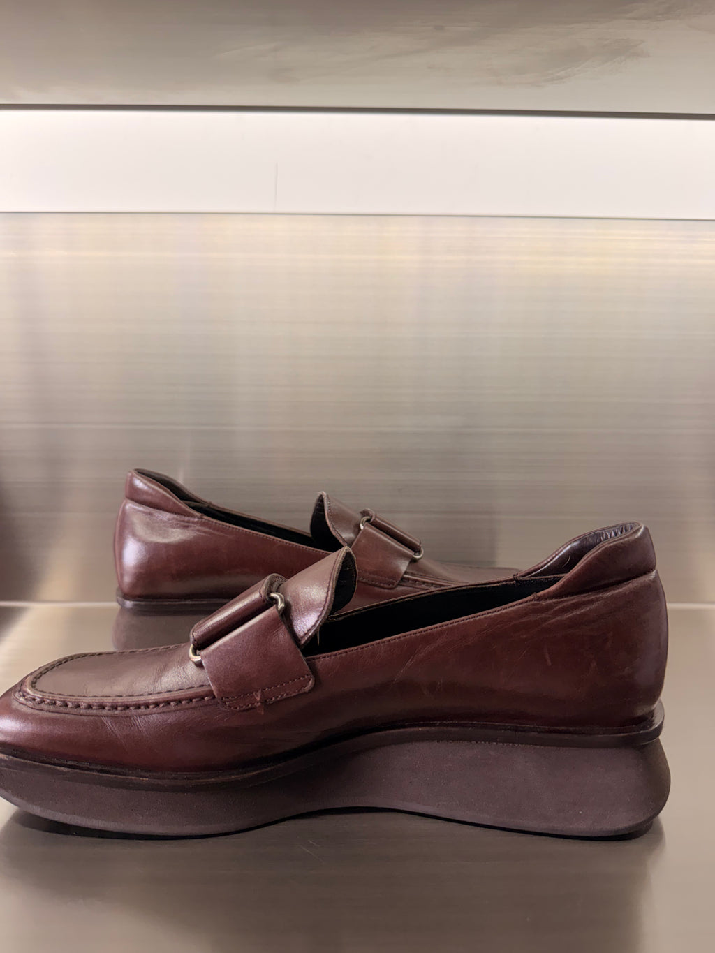 Prada Brown Loafers