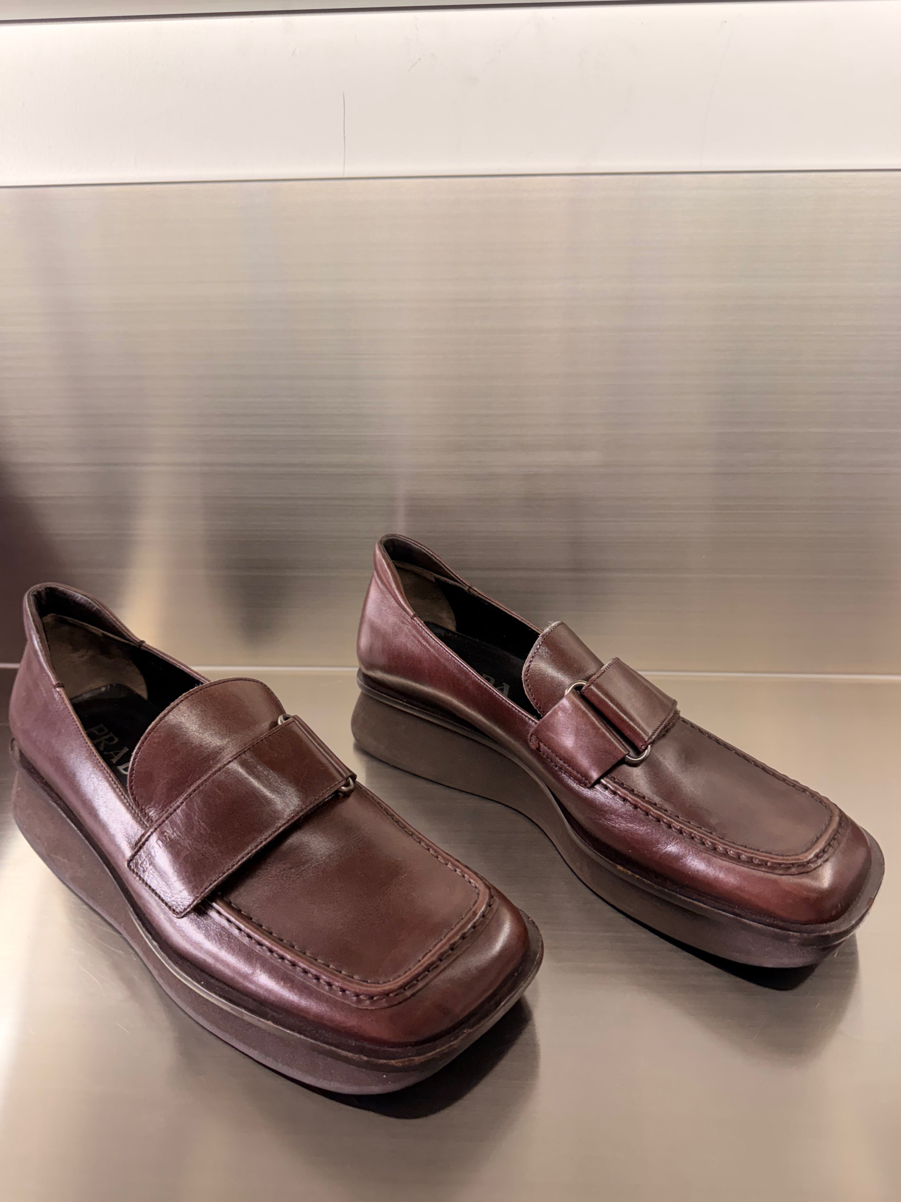 Prada Brown Loafers
