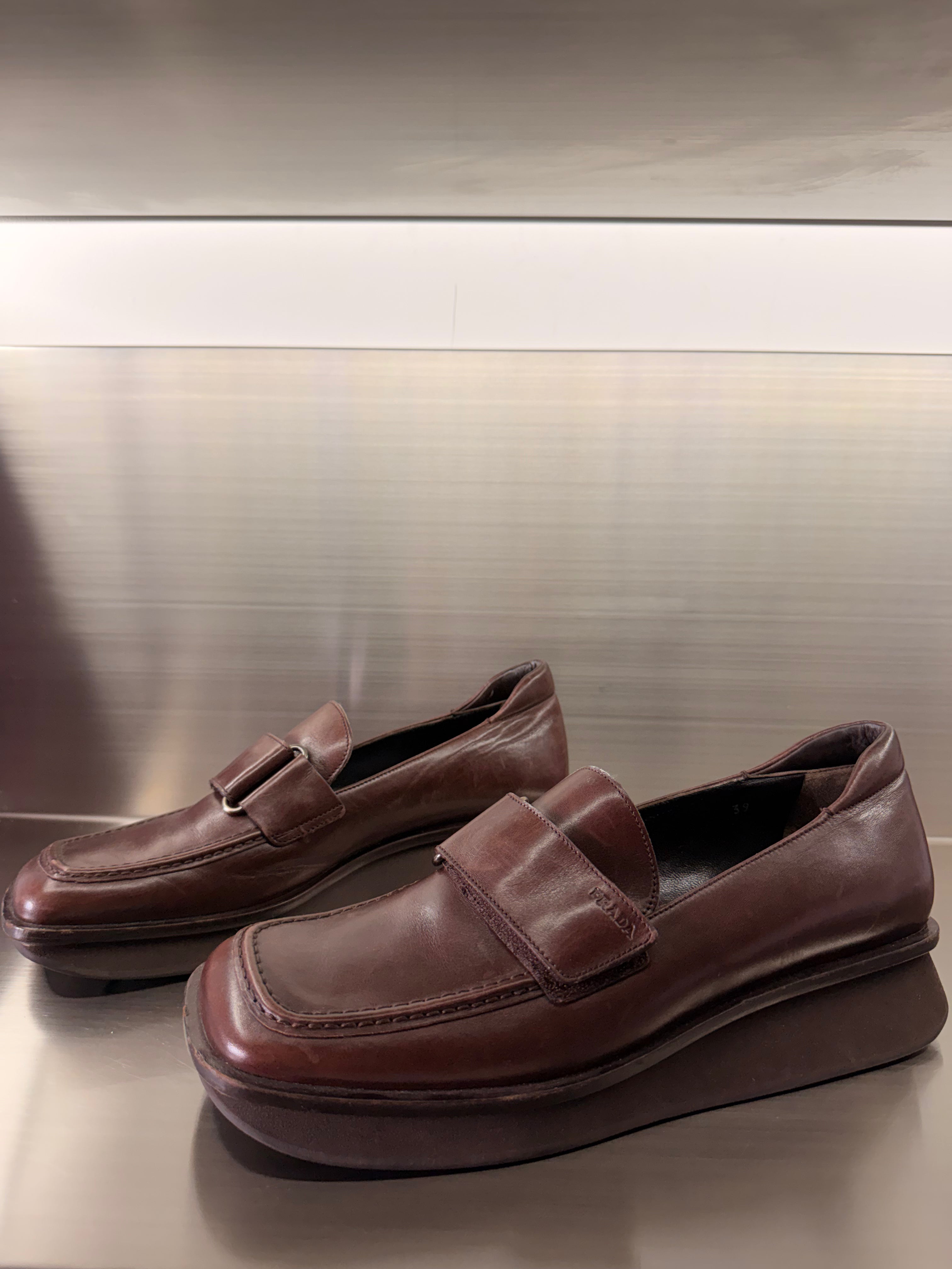 Prada Brown Loafers