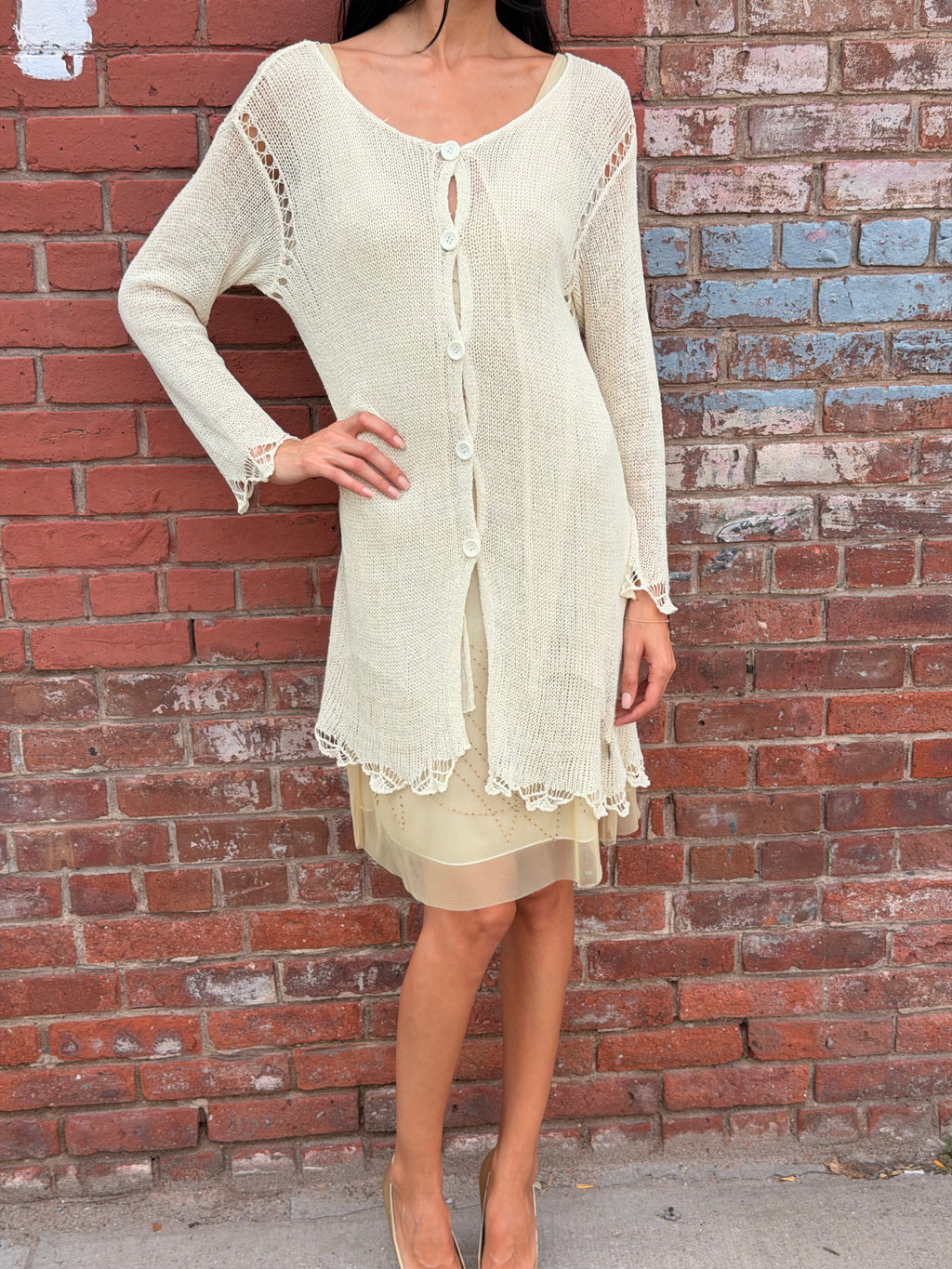 Twin Set Silk Lined Cardigan