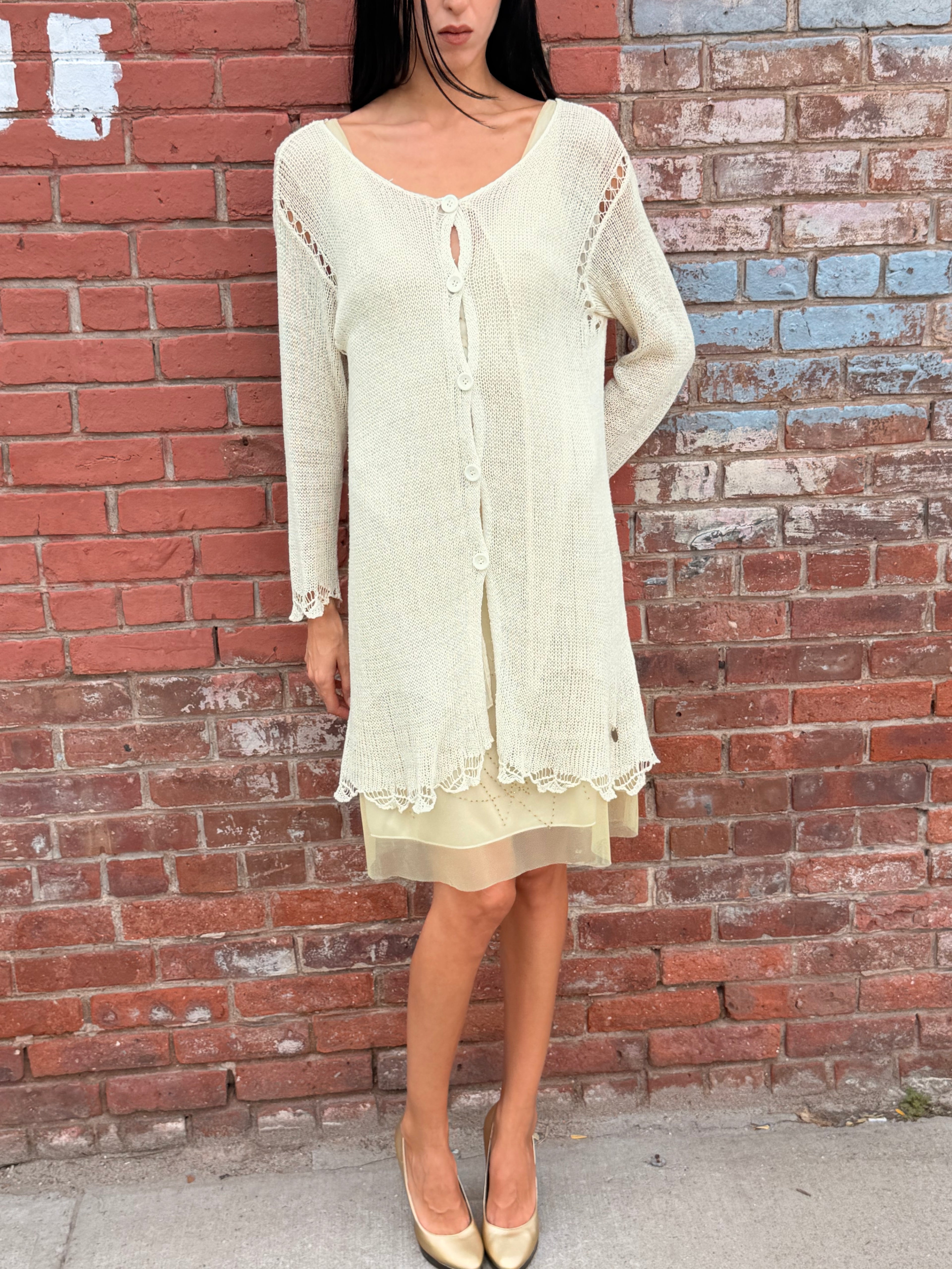 Twin Set Silk Lined Cardigan