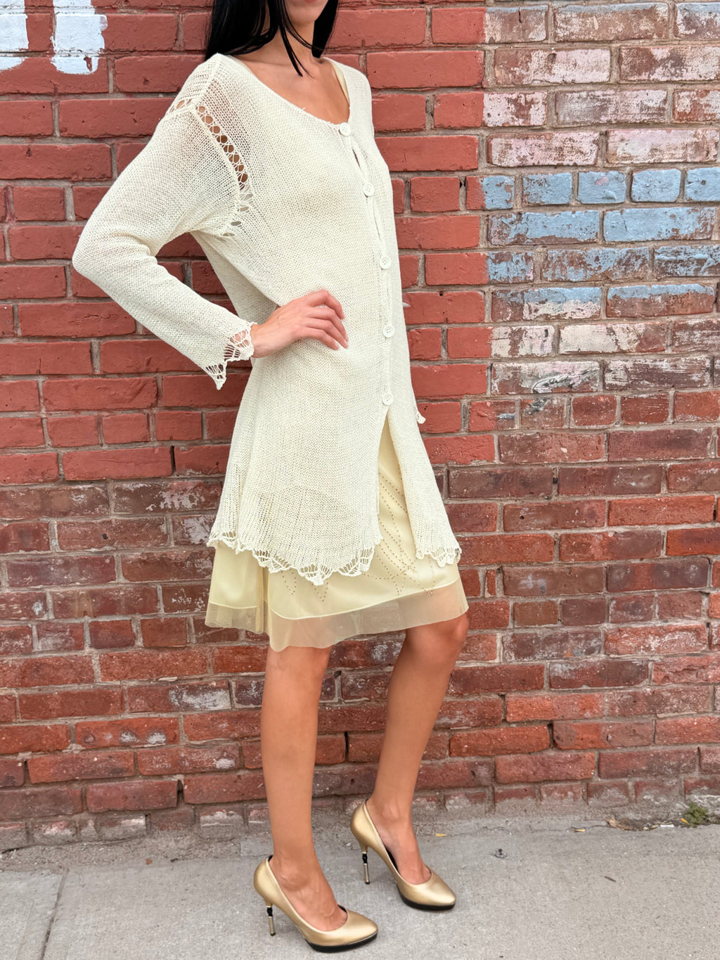 Twin Set Silk Lined Cardigan