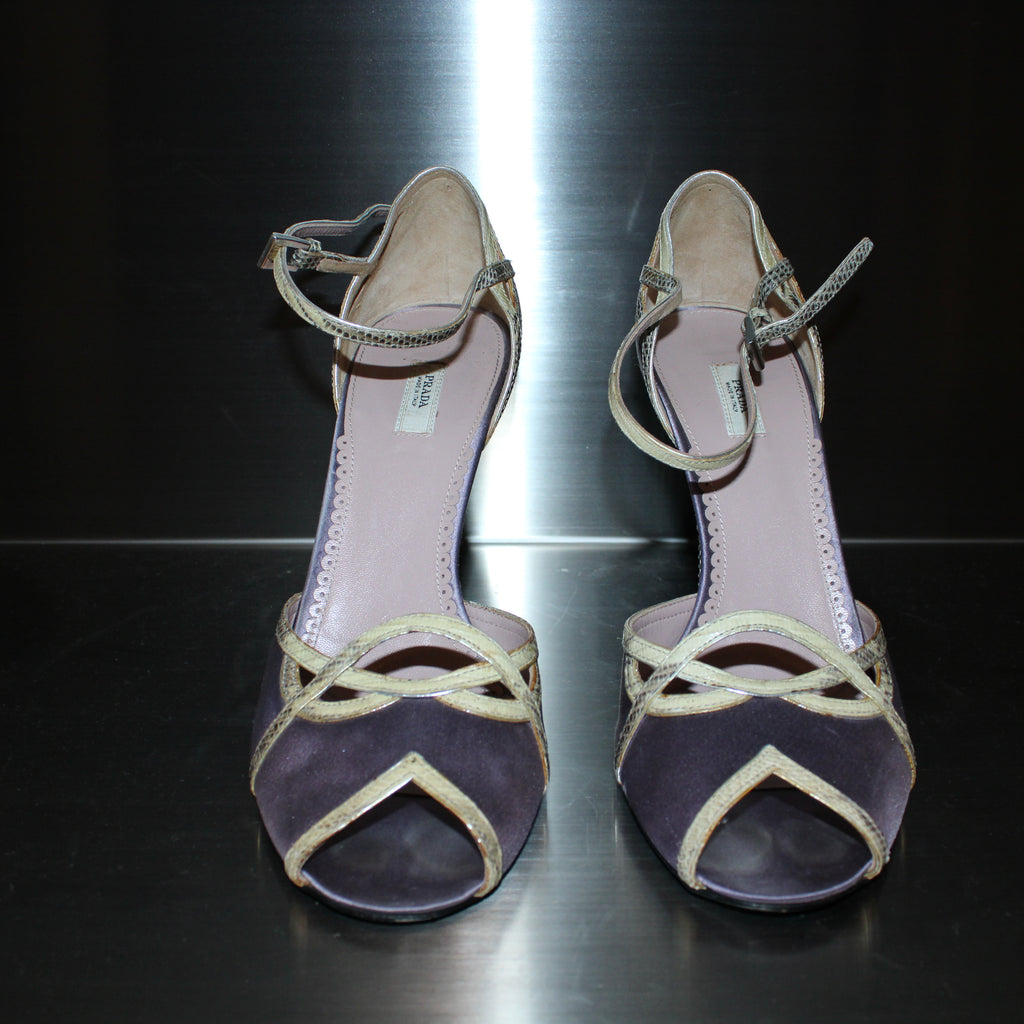 Prada Purple Heels