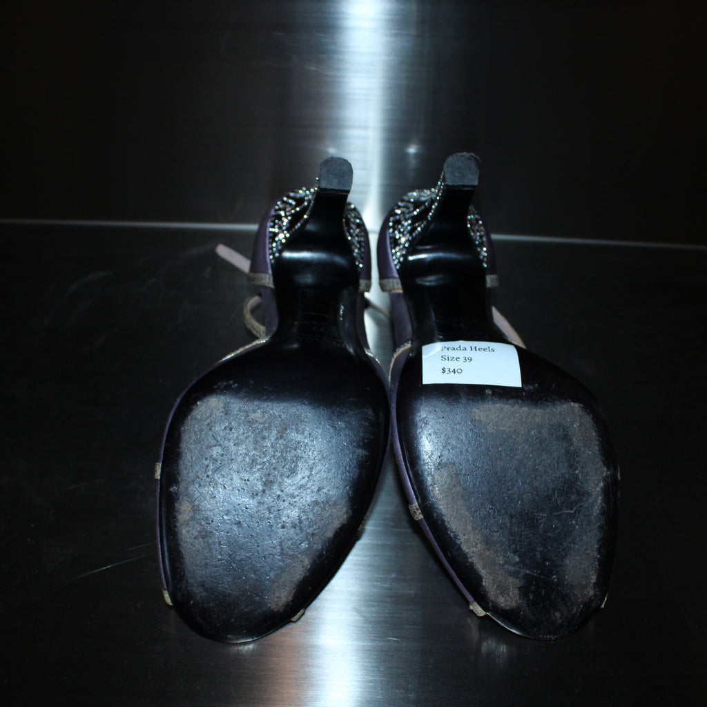 Prada Purple Heels