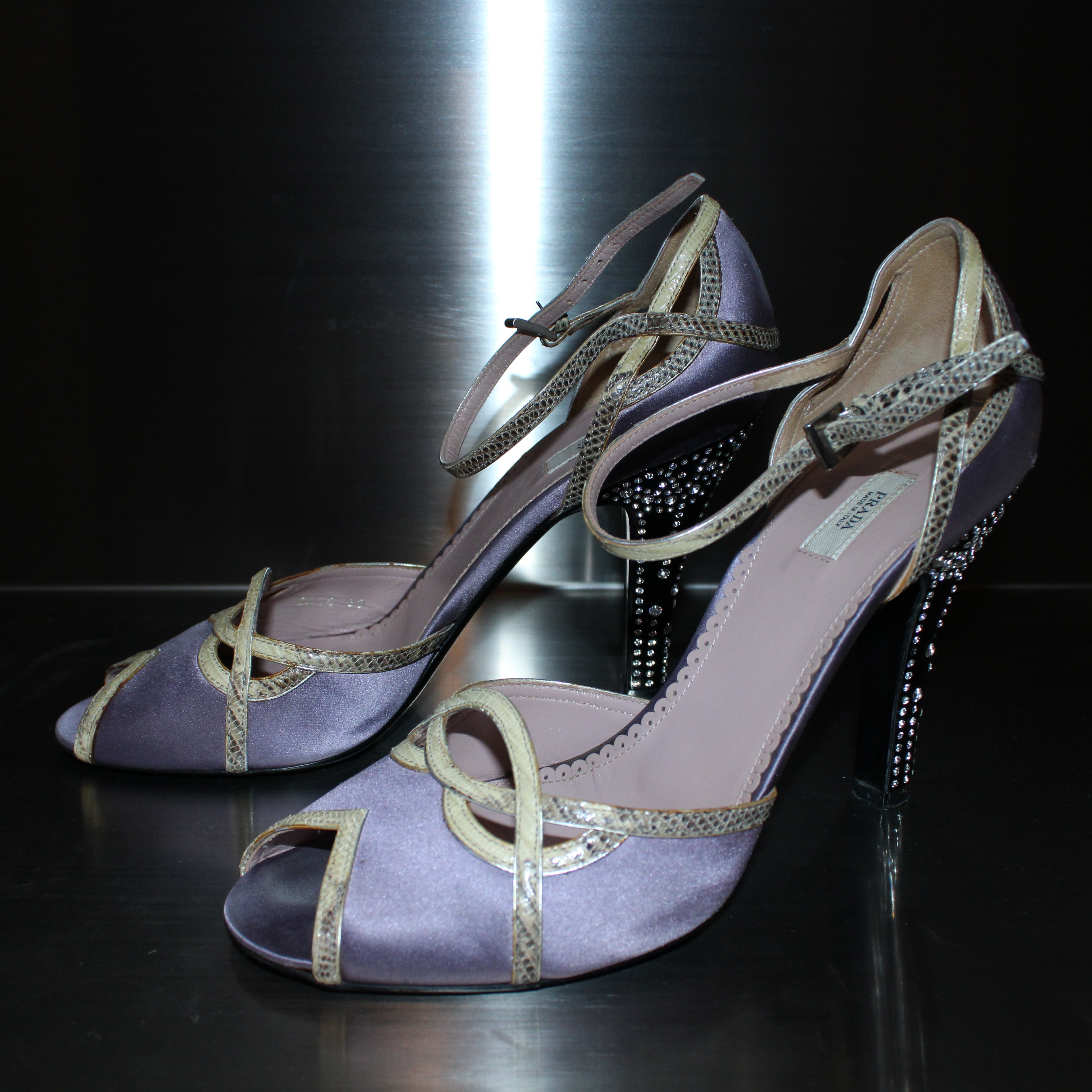 Prada Purple Heels