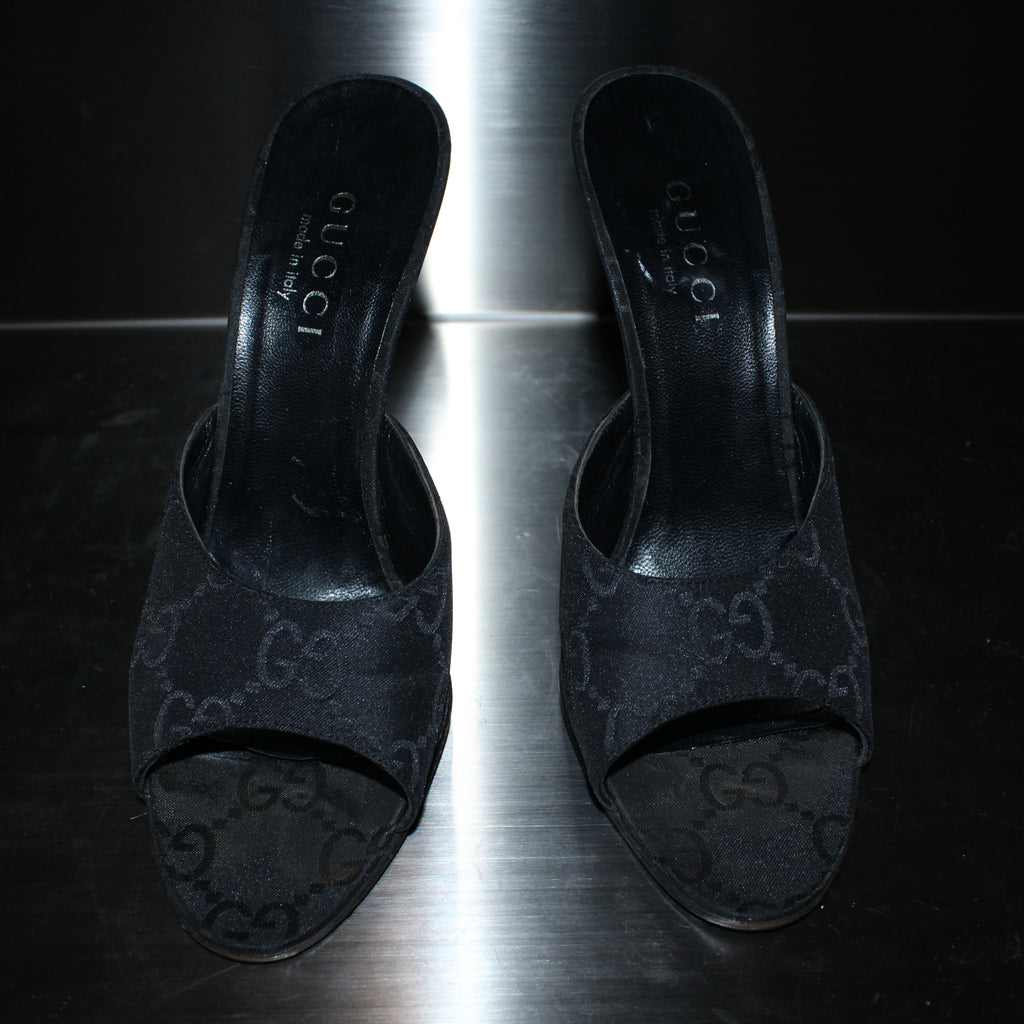 Gucci Monogram Heels