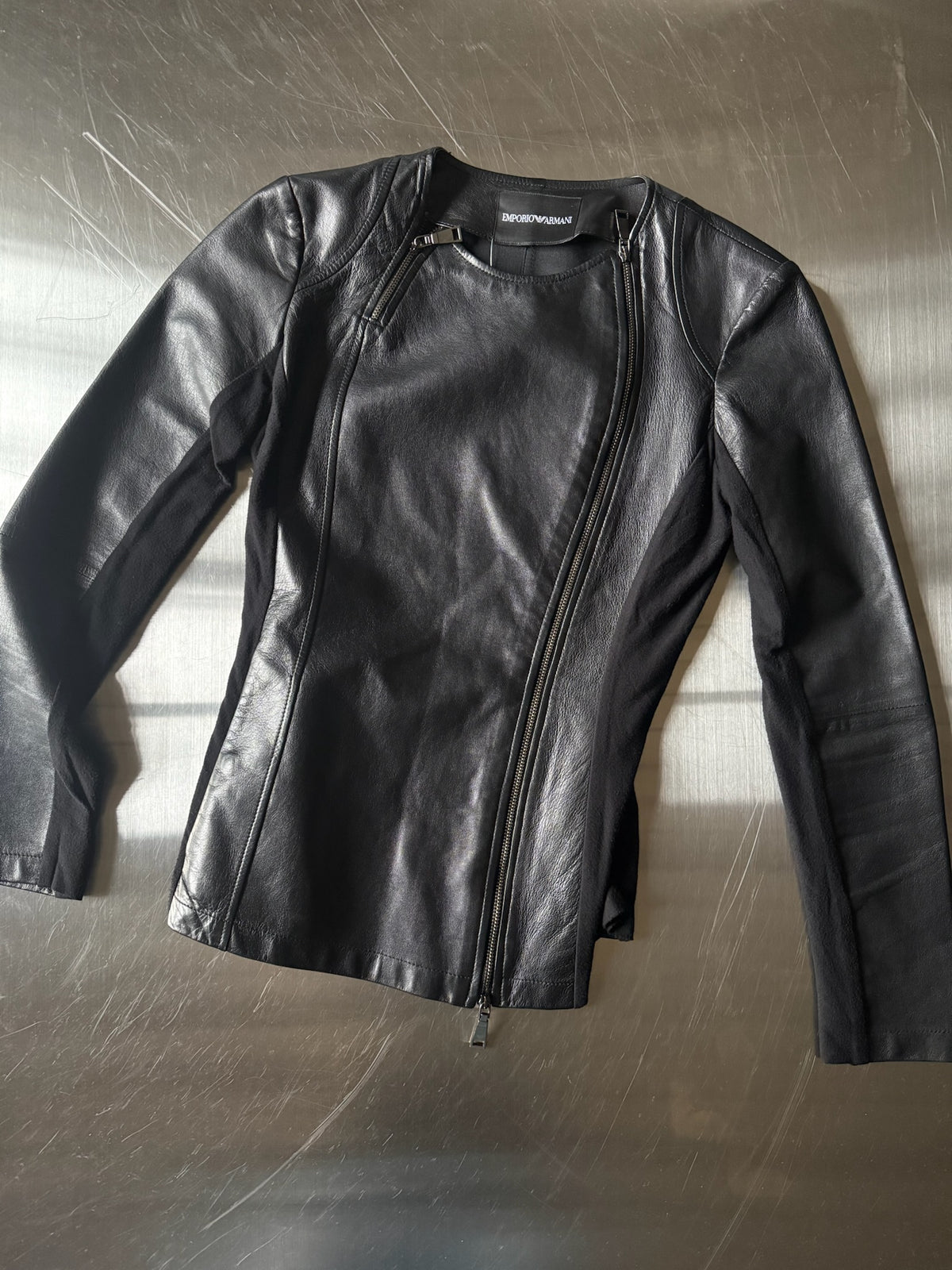 Emporio Armani Lambs Leather Jacket