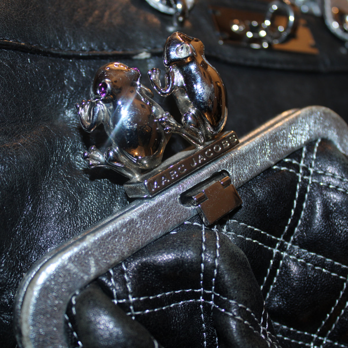 Marc Jacobs Spring 2008 Leather Frog Duffy Two-Way Bag