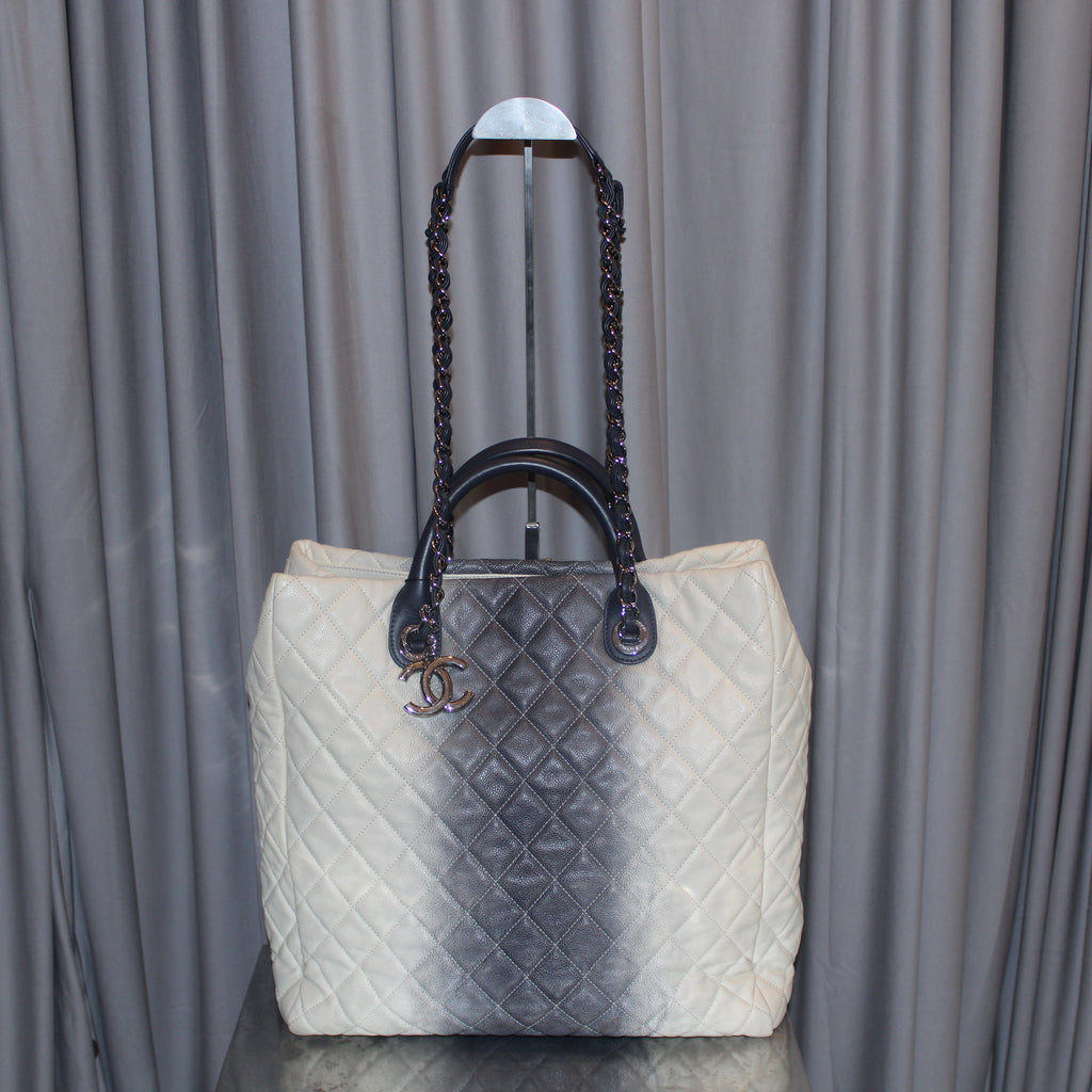Chanel Large Caviar Ombre Tote Bag