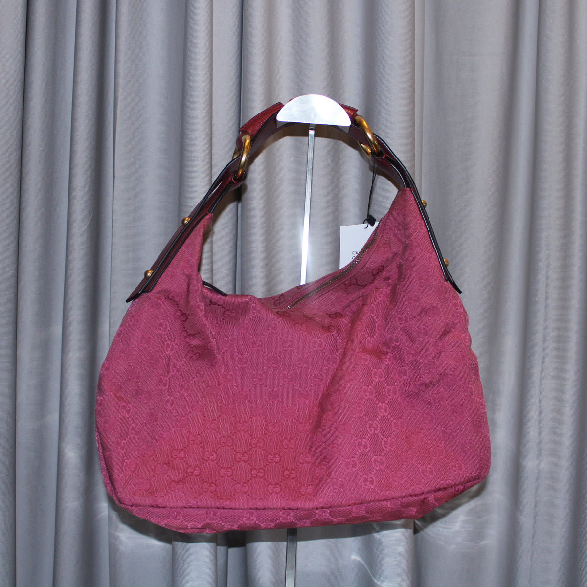 Gucci GG Canvas Horsebit Hobo