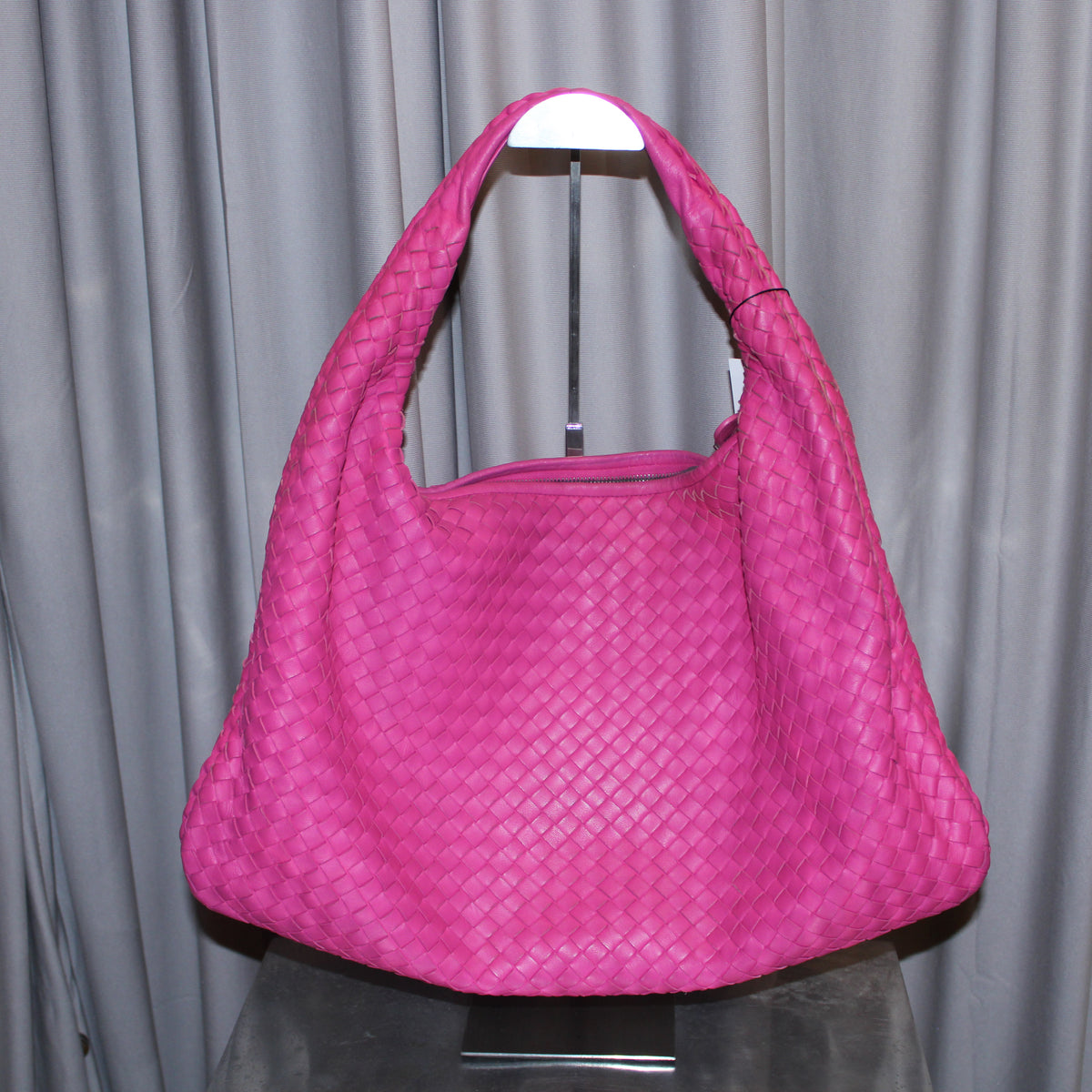 Bottega Veneta Pink Intrecciato Bag