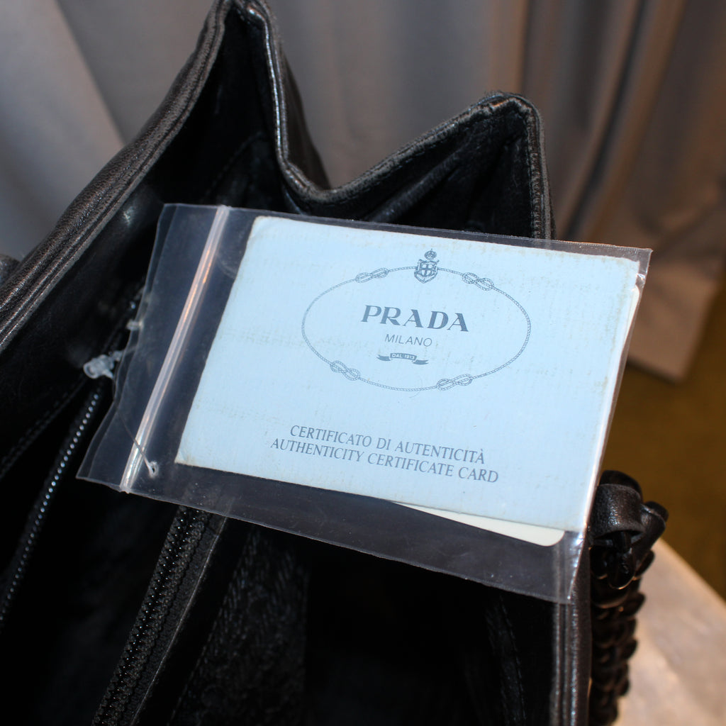 Prada Leather Shoulder Bag