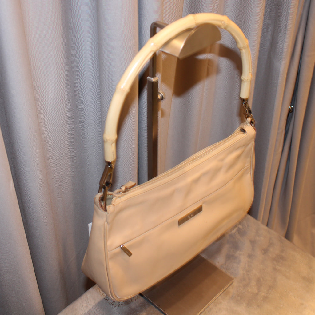 Vintage Gucci leather Bag with Bamboo Handle