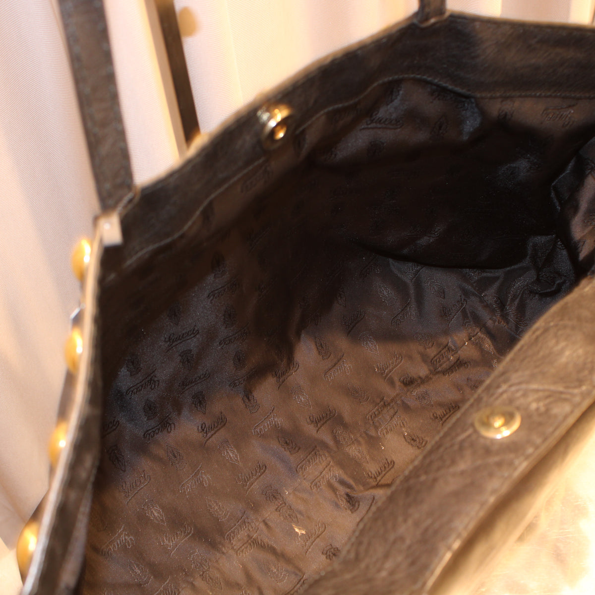 Gucci FW2008 Babouska Studded Tote Bag