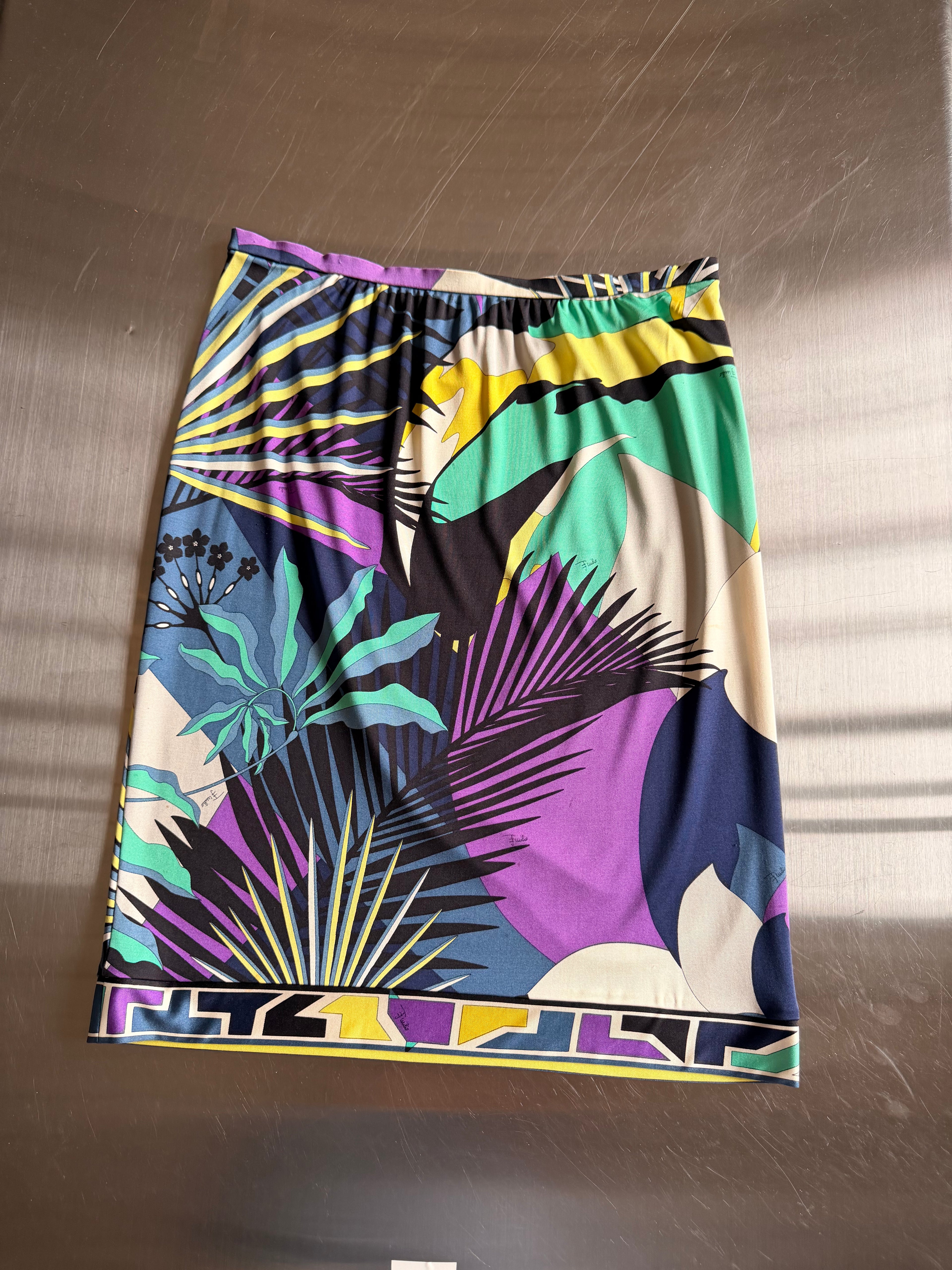 Emilio Pucci Silk Skirt