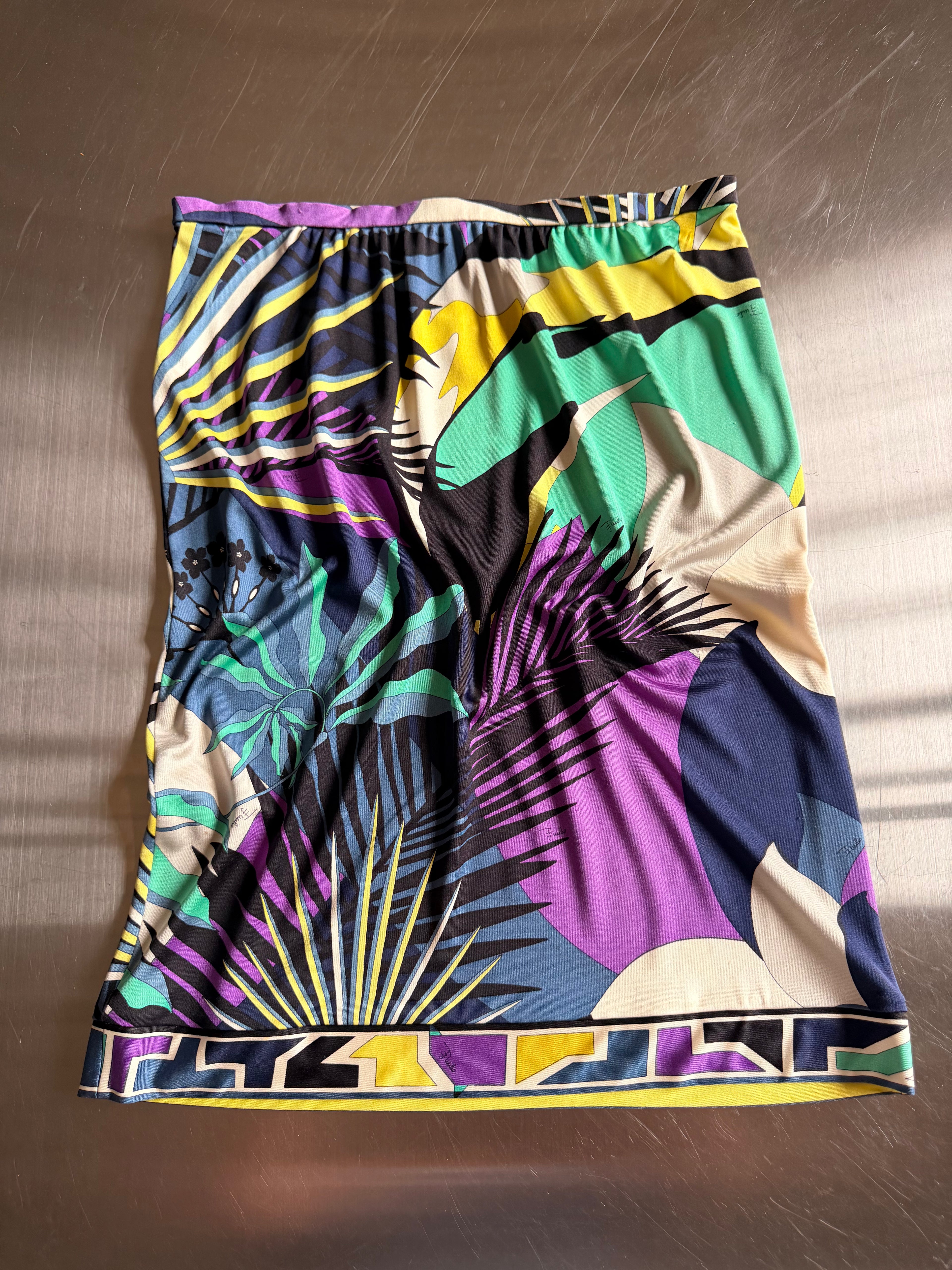 Emilio Pucci Silk Skirt