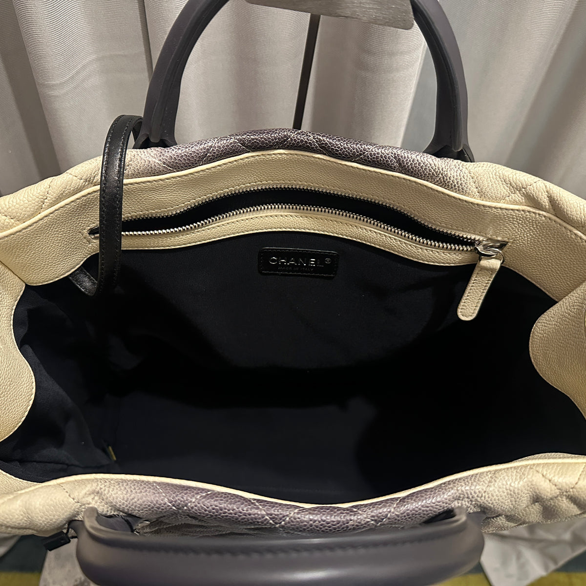 Chanel Large Caviar Ombre Tote Bag