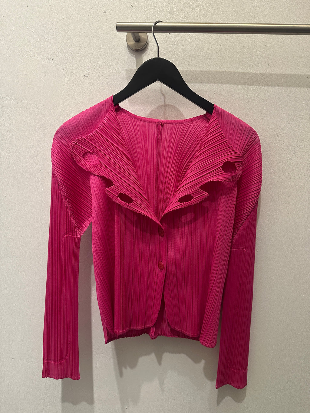 Issey Miyake Pleats Please Pink Top