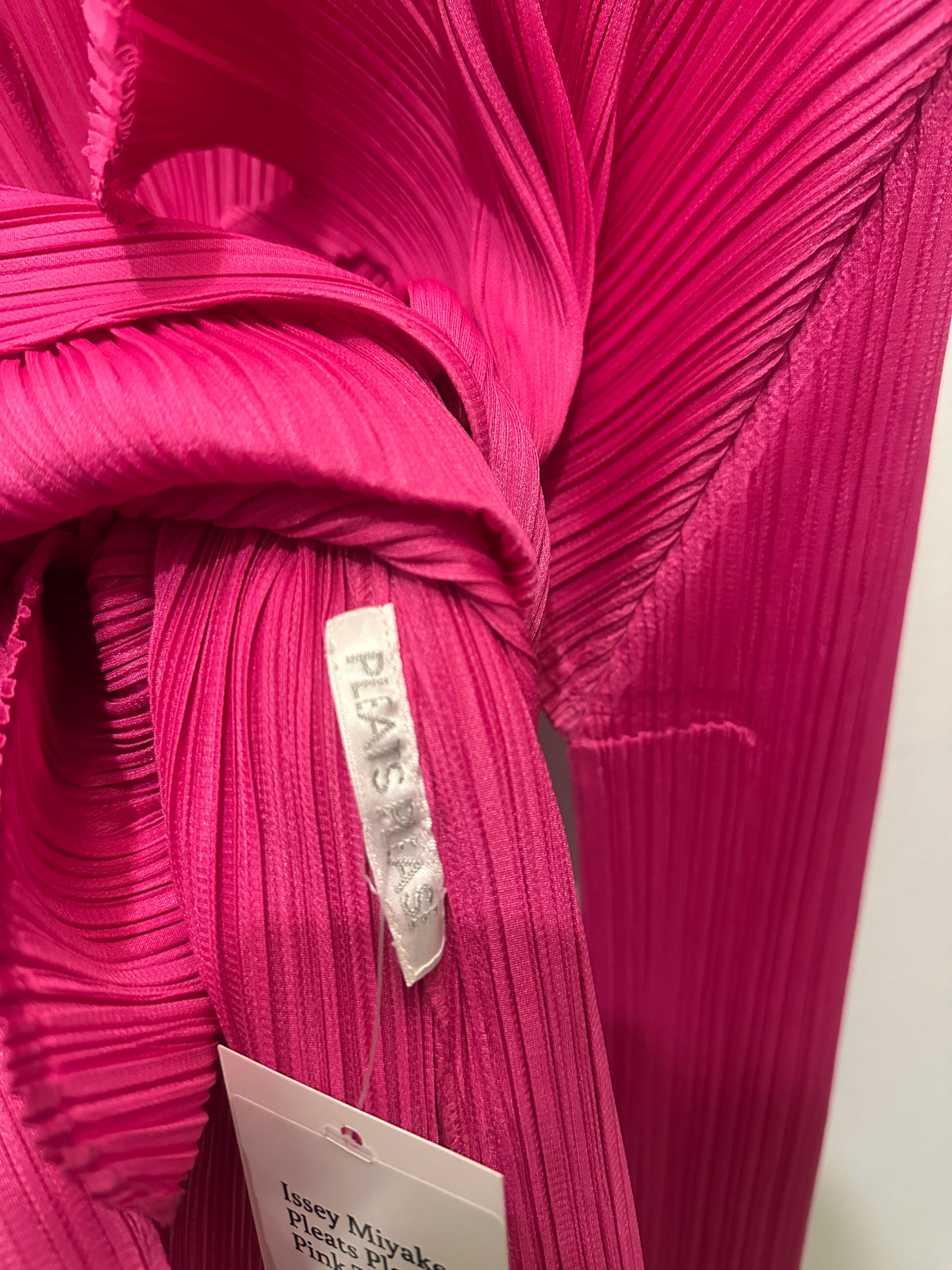 Issey Miyake Pleats Please Pink Top