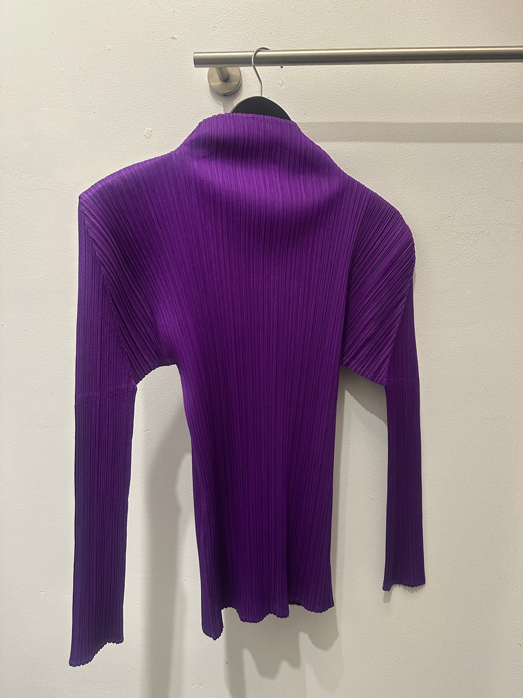 Issey Miyake Pleats Please Purple Top