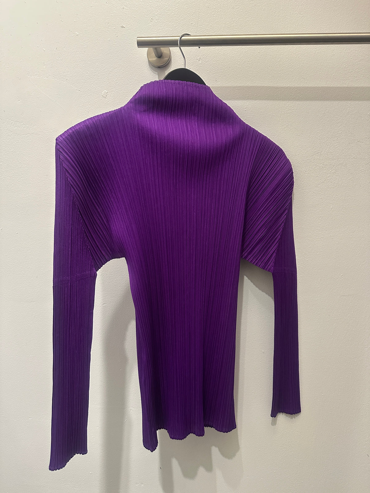 Issey Miyake Pleats Please Purple Top