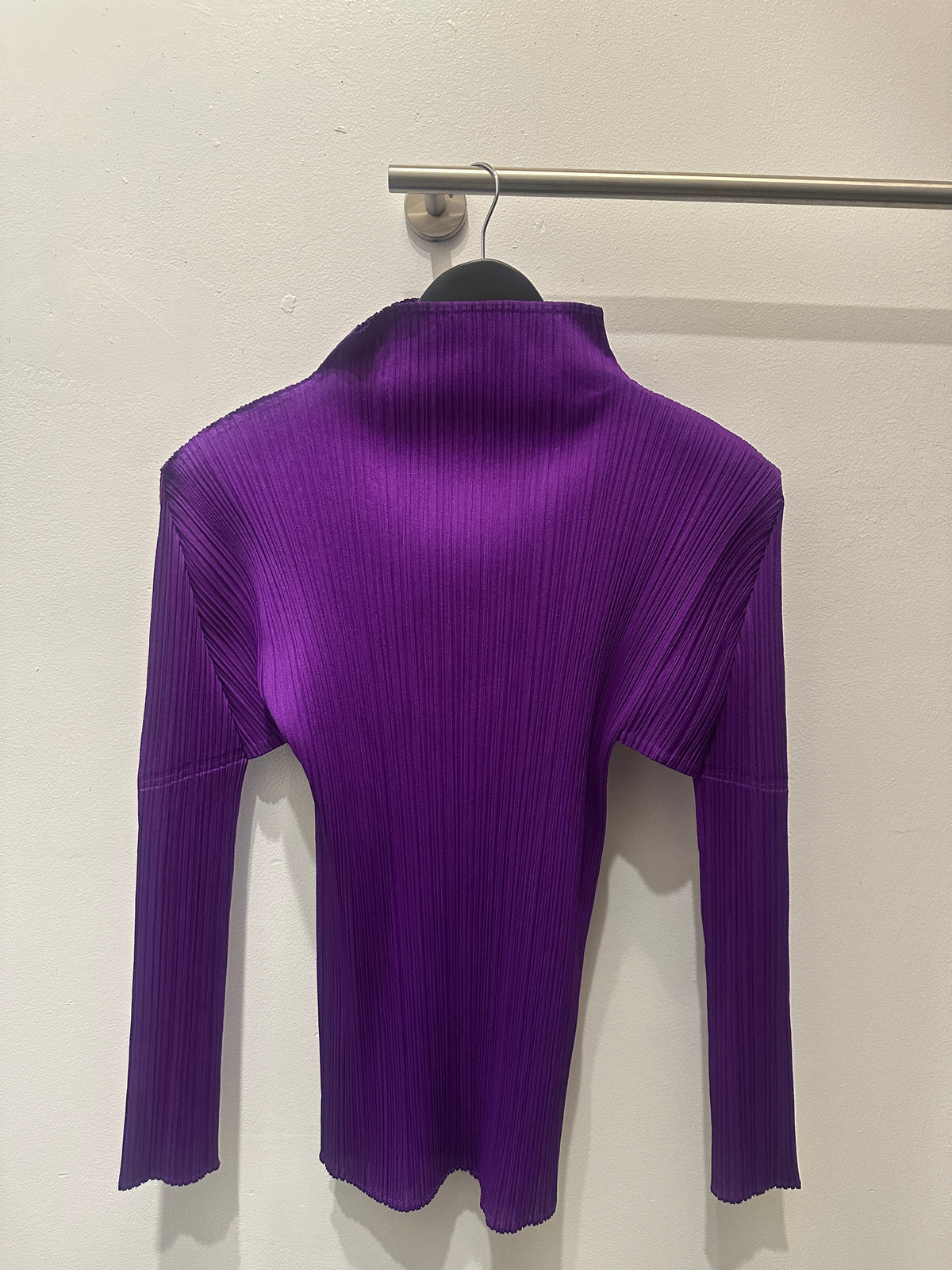 Issey Miyake Pleats Please Purple Top