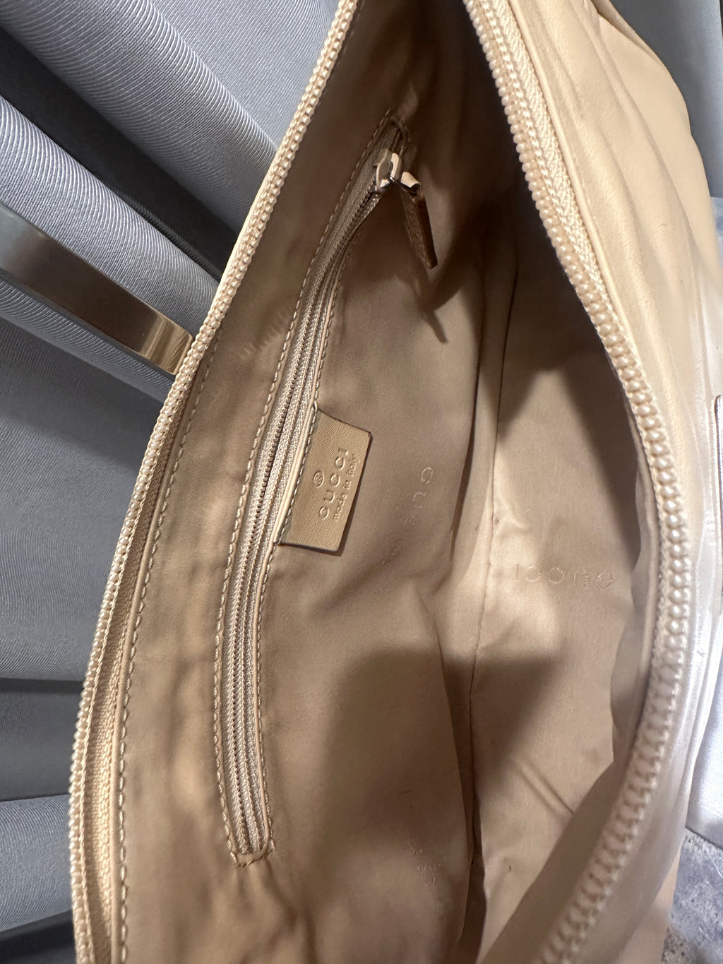 Vintage Gucci leather Bag with Bamboo Handle