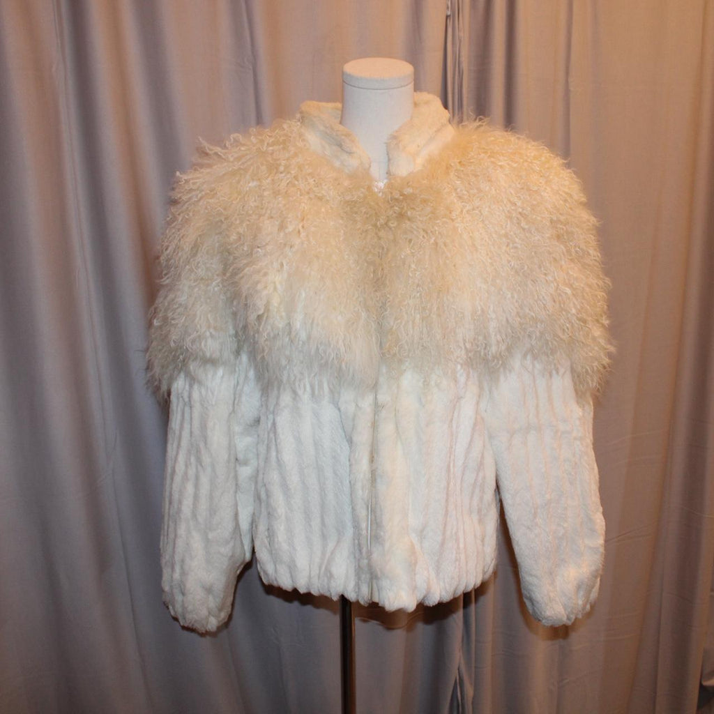 Vintage Genuine Mongolian Fur/Rabbit Coat