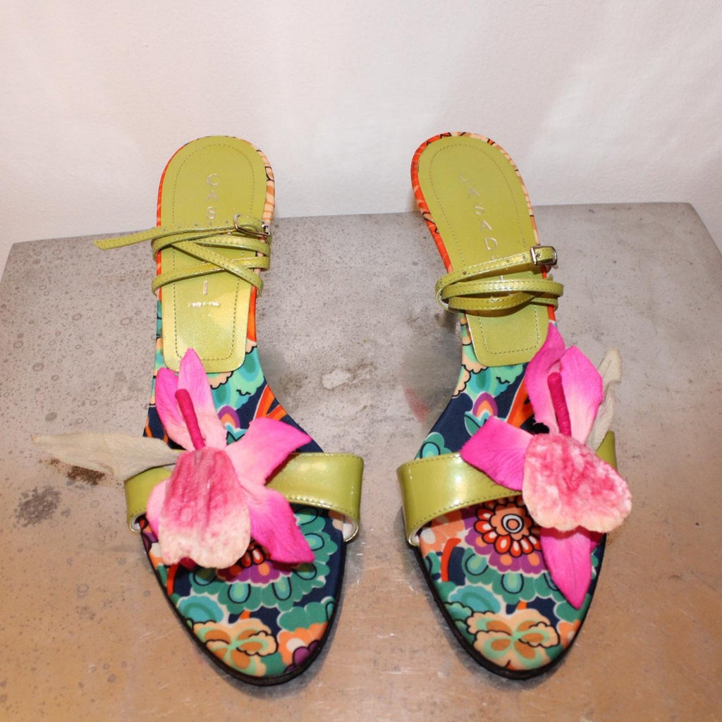 Casadei Flower Heels