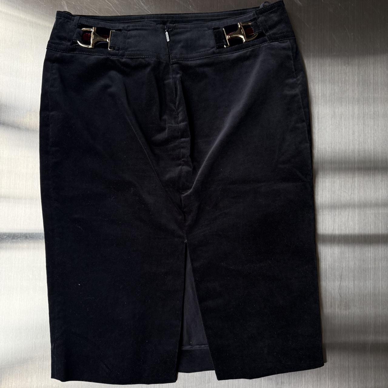 Gucci Tom Ford Era Velvet Skirt