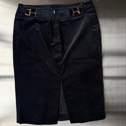 Gucci Tom Ford Era Velvet Skirt