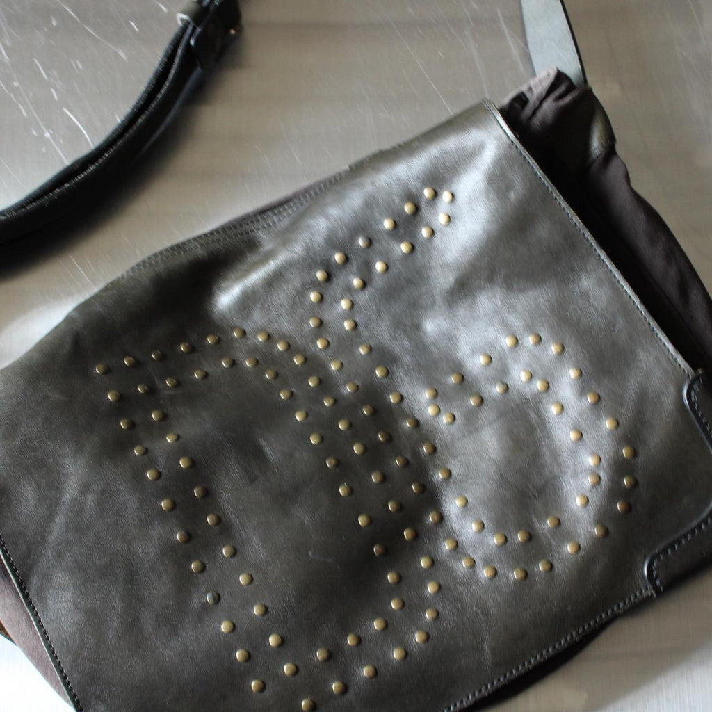 Dolce & Gabbana Leather / Canvas Crossbody Bag