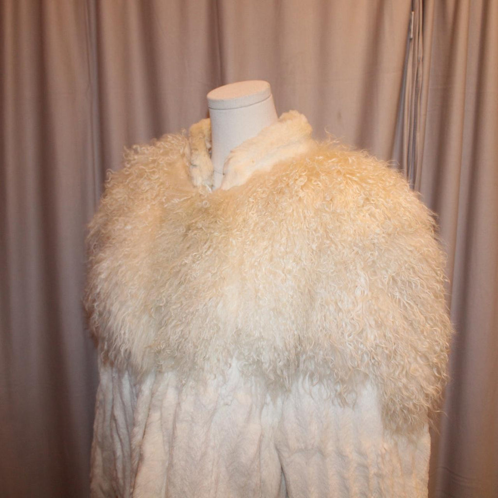 Vintage Genuine Mongolian Fur/Rabbit Coat
