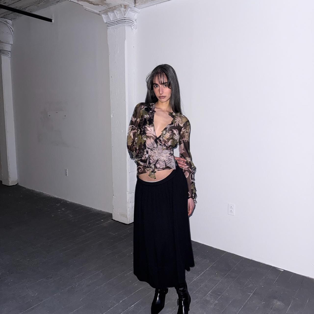 Dior By Galliano Era Silk Top