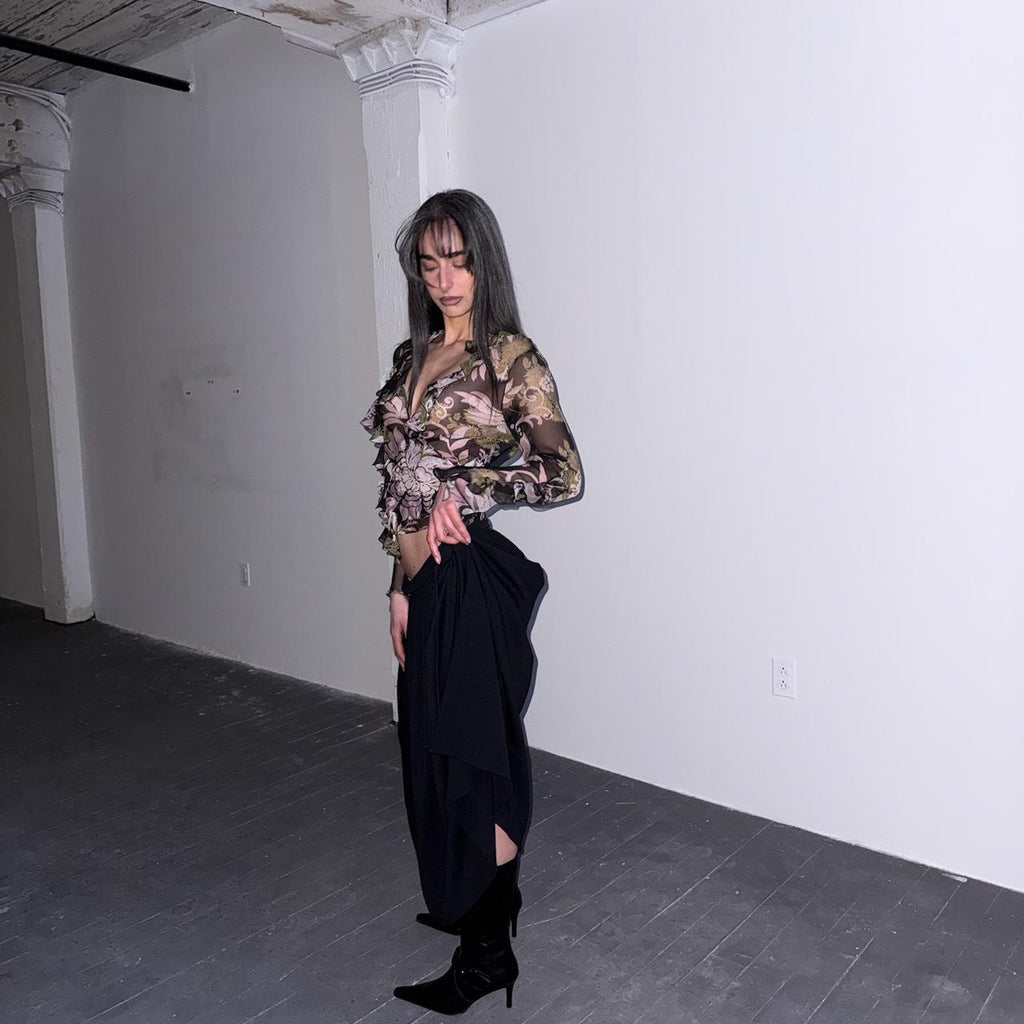 Dior By Galliano Era Silk Top