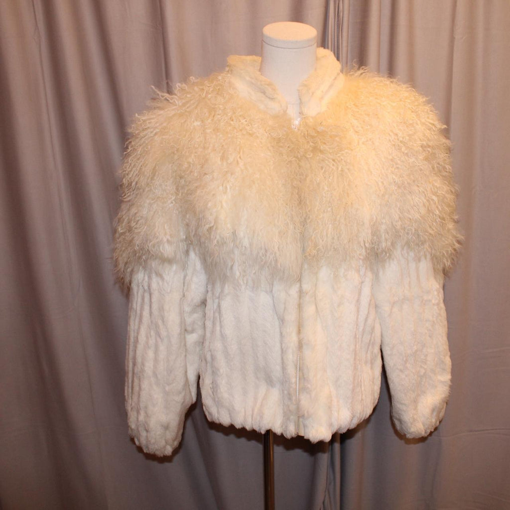 Vintage Genuine Mongolian Fur/Rabbit Coat