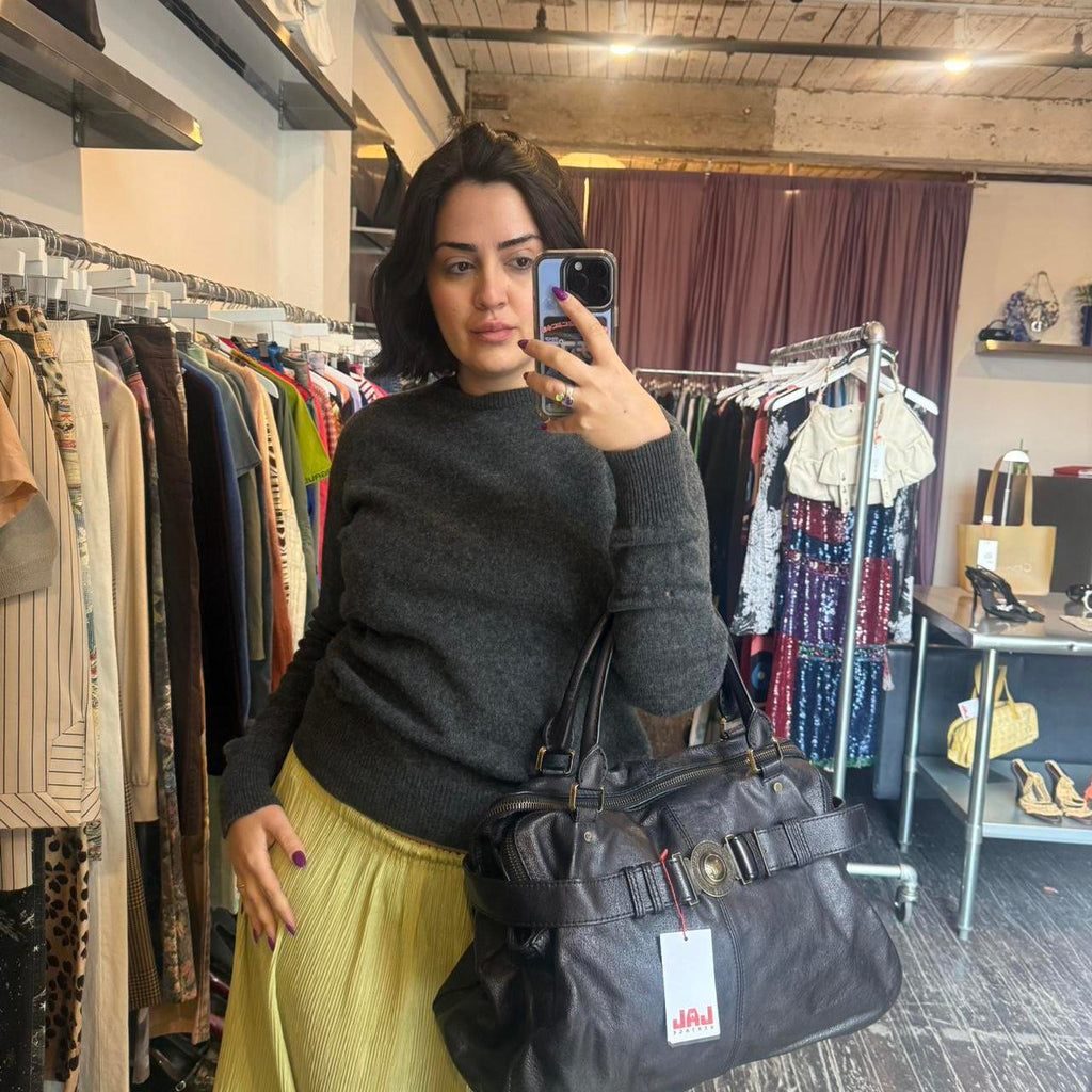 Super Cool Chunky Leather Burberry Bag