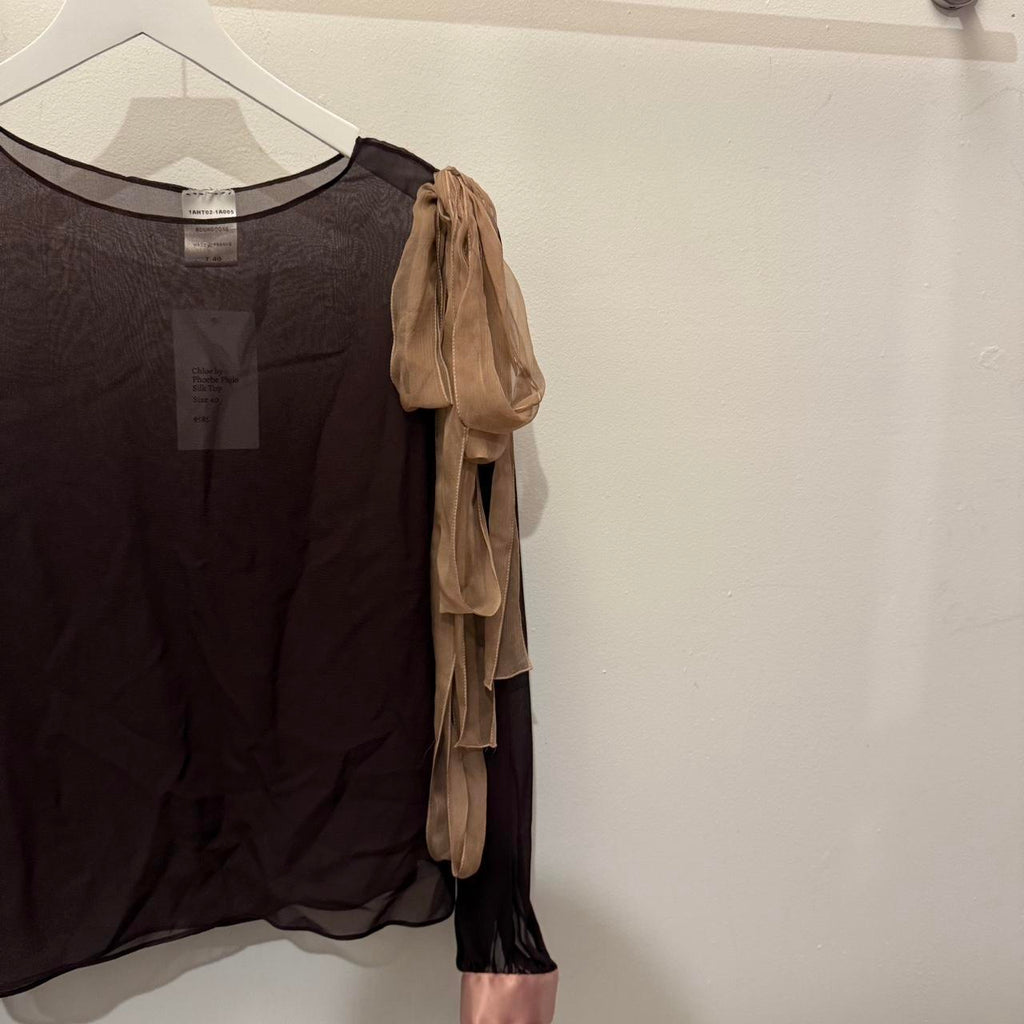 Chloe By Phoebe Philo Era Silk Top