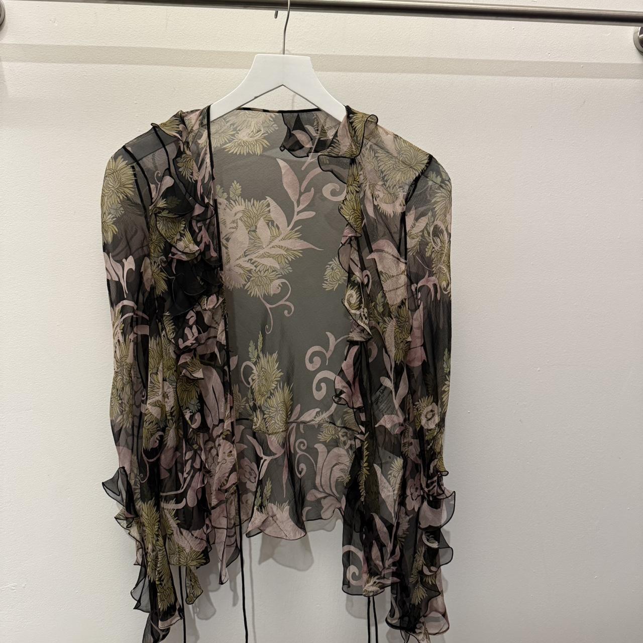 Dior By Galliano Era Silk Top