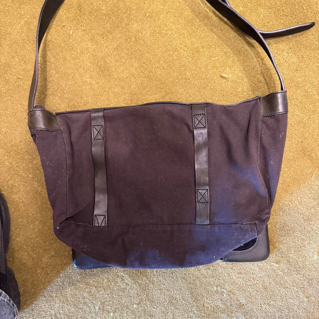 Dolce & Gabbana Leather / Canvas Crossbody Bag